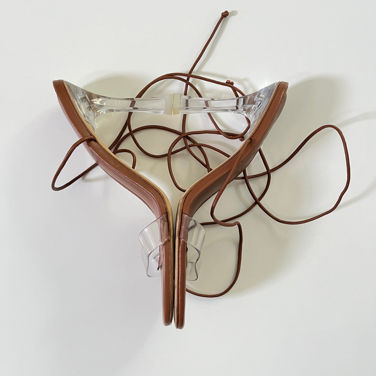 Larroude The Gloria Heel in Caramel