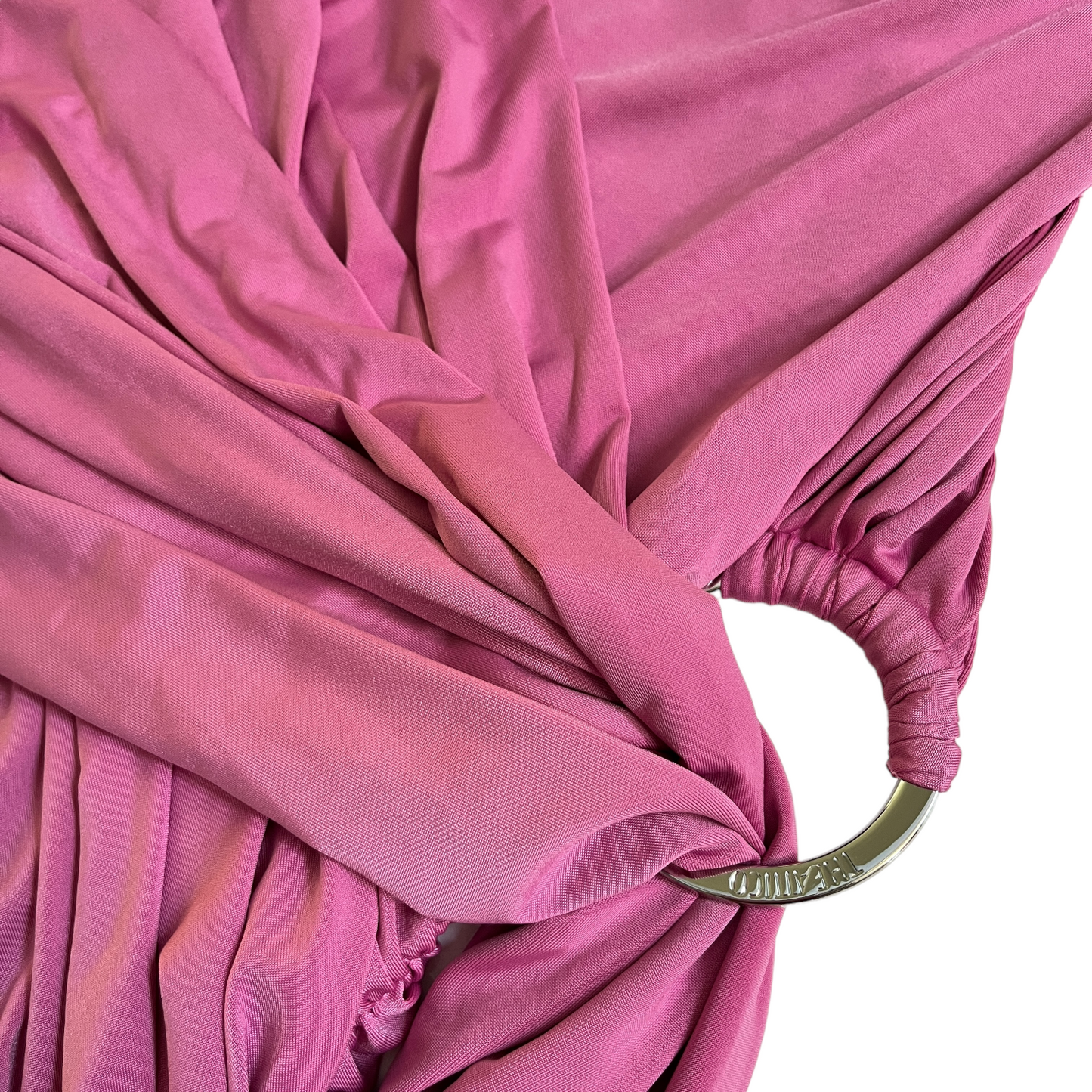 THE ATTICO Fran Mini Dress in Shocking Pink