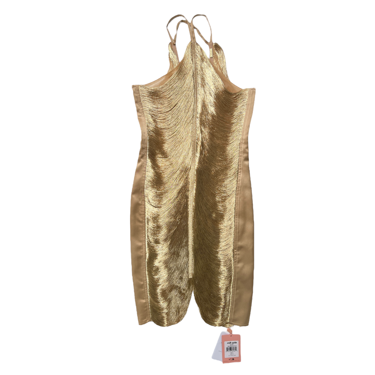 Cult Gaia Mara Dress in Gold Small