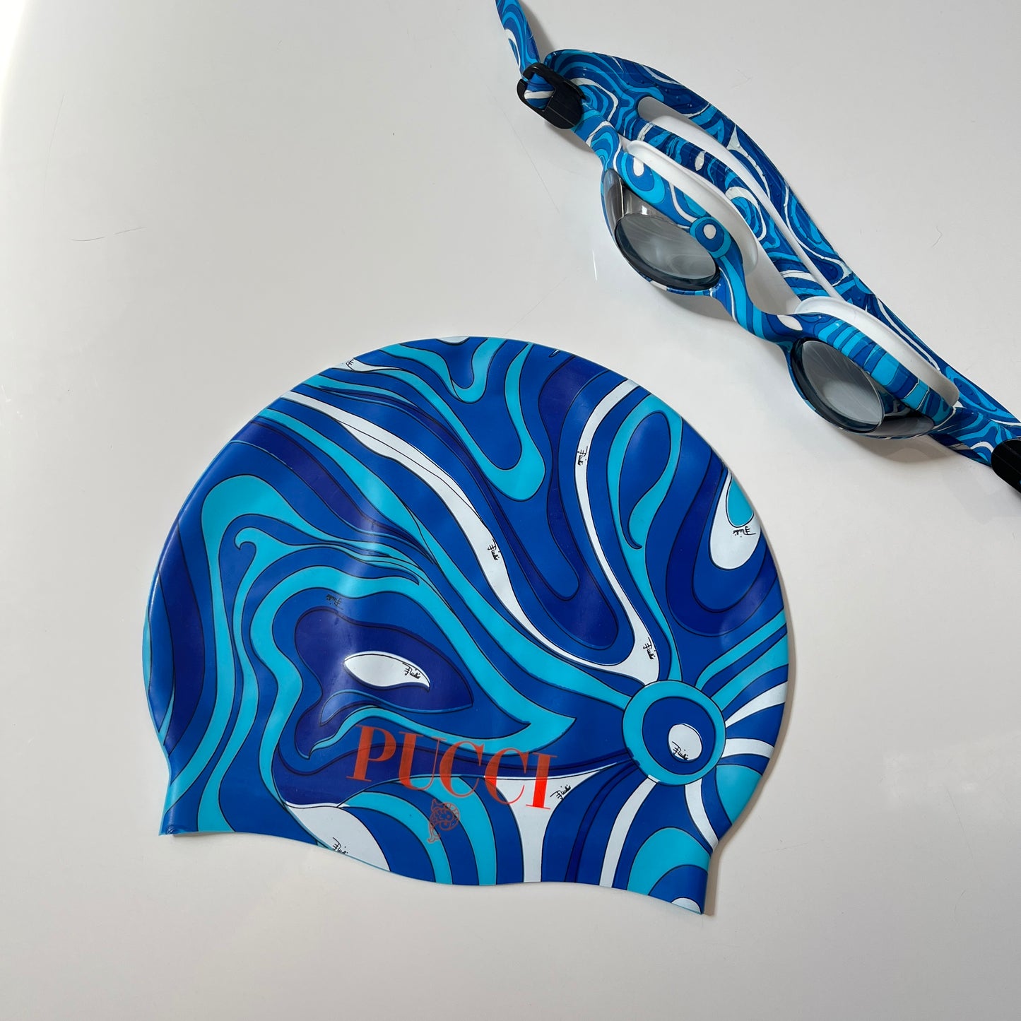 Emilio Pucci Swimming Set in Blue
