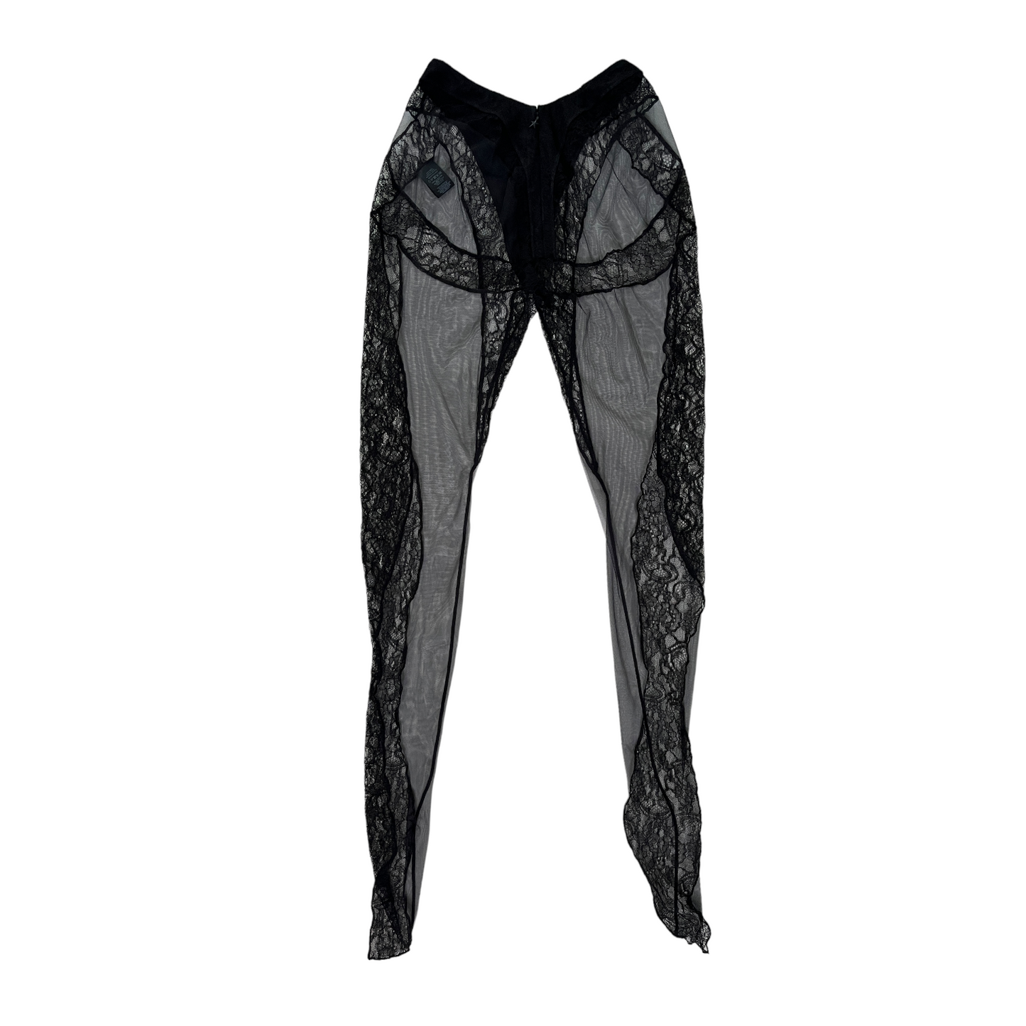 Mugler Lace Tights in Black