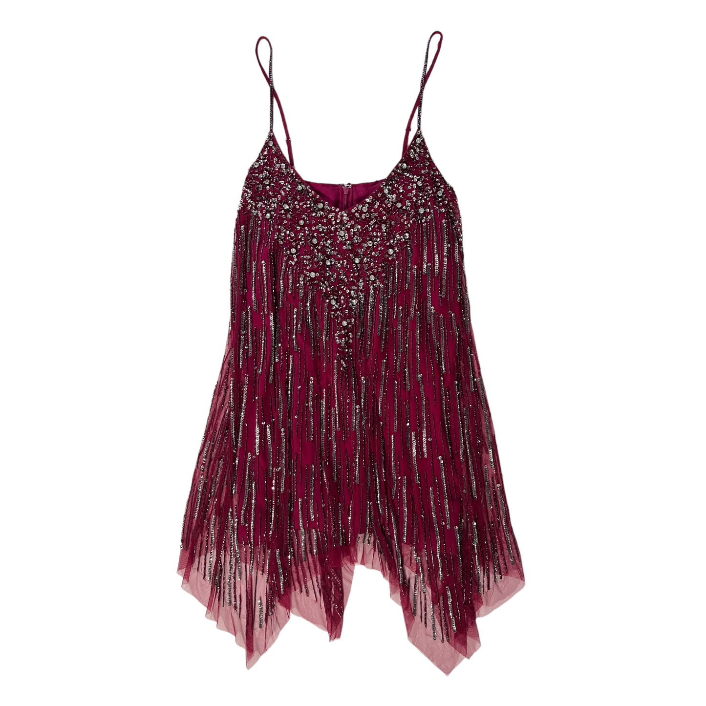 Tularosa Naiya Mini Dress in Berry Red