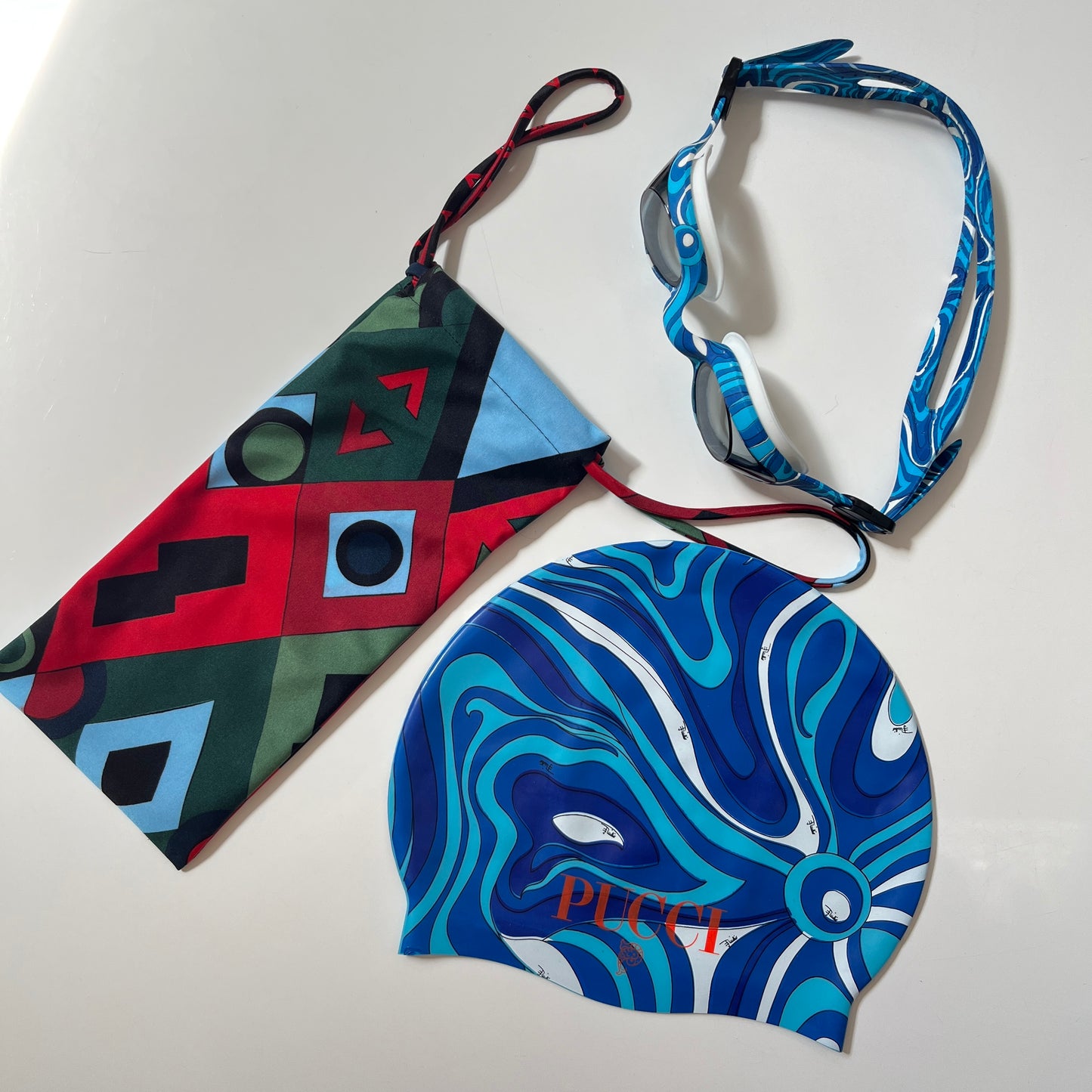 Emilio Pucci Swimming Set in Blue