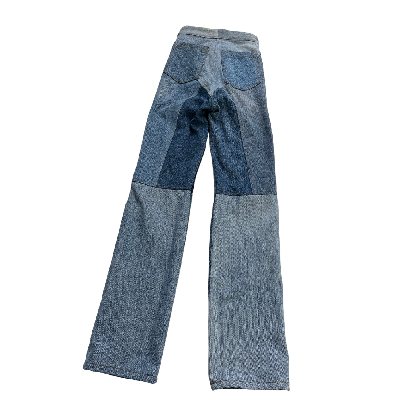 EB Denim Lace Up in Medium Wash