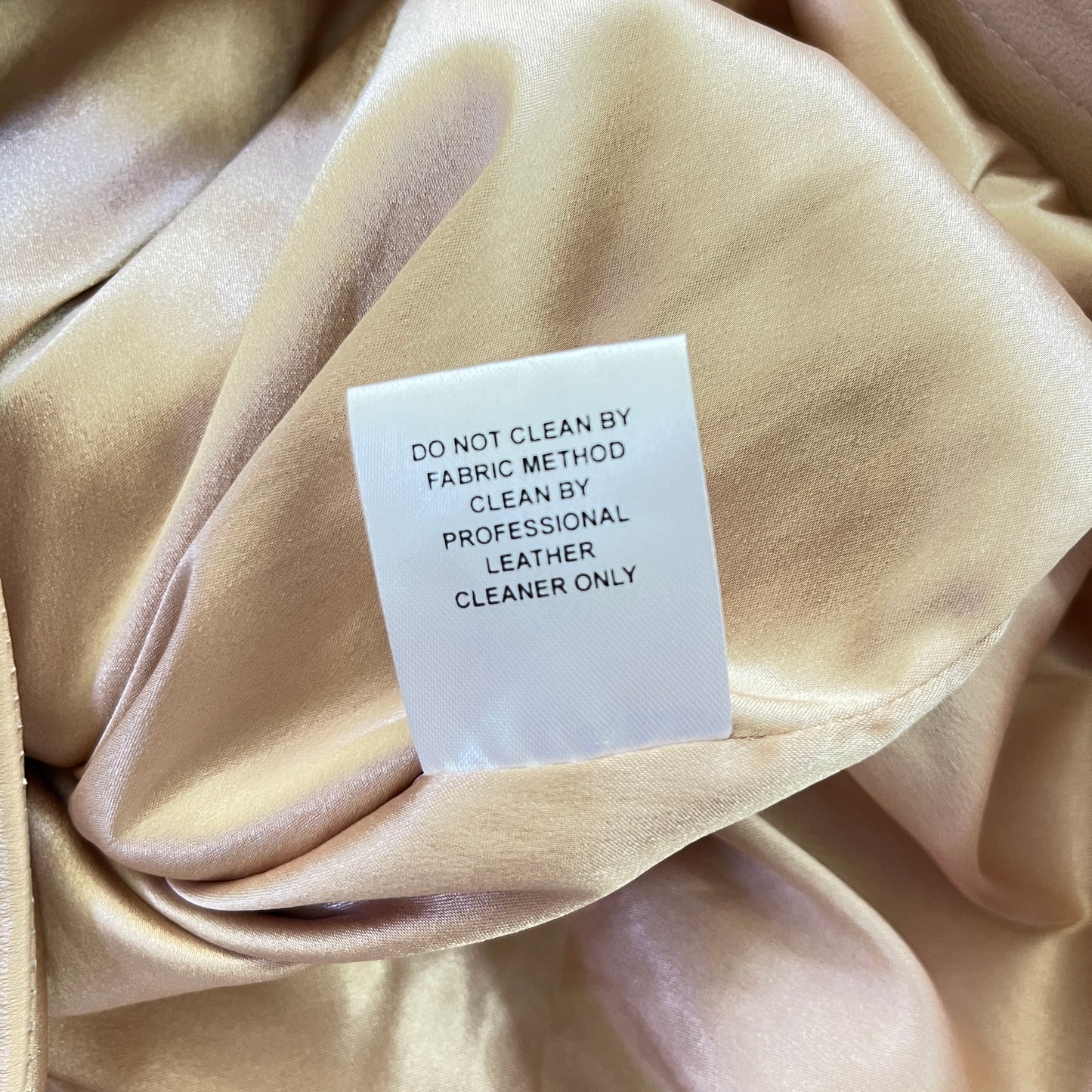 Camila Coelho Luci Leather Mini Skirt in Nude
