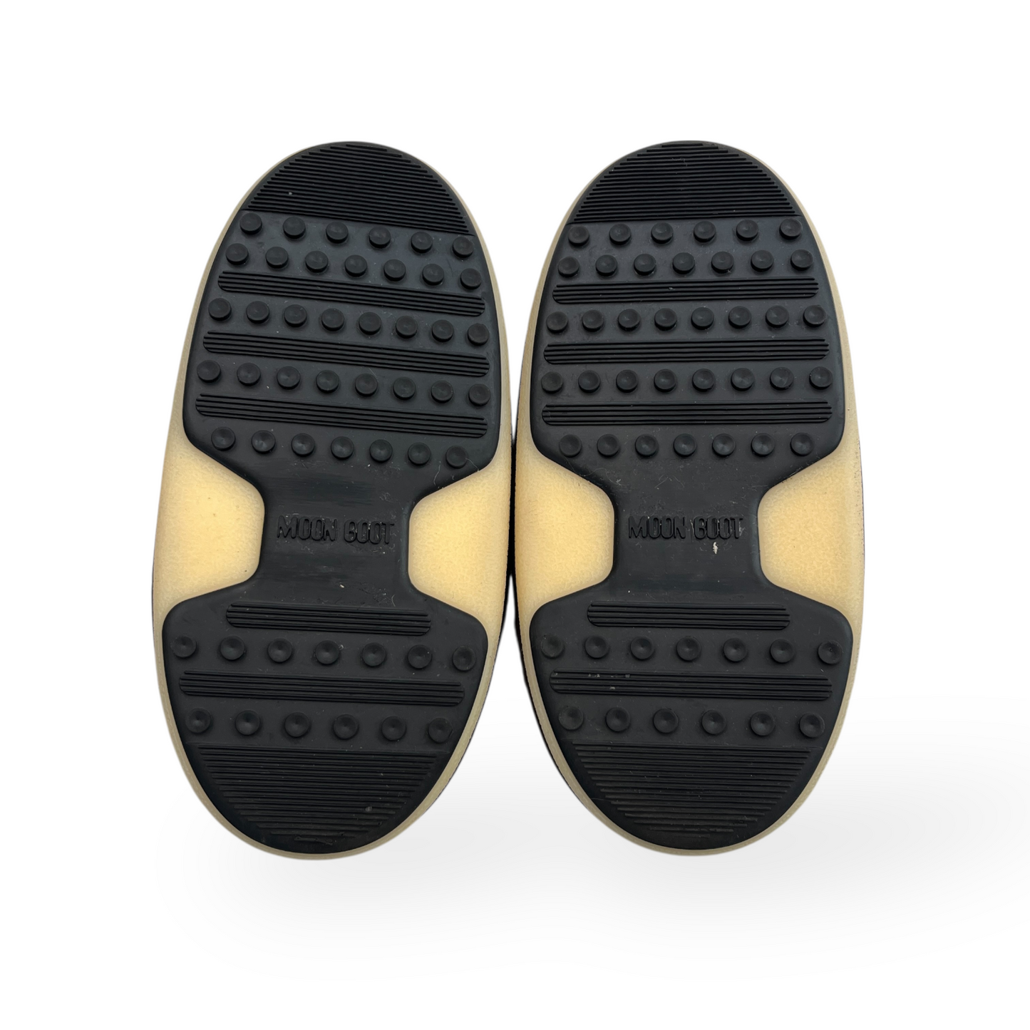 MOON BOOT Evx Mule Suede Bead in Dark Brown & Natural