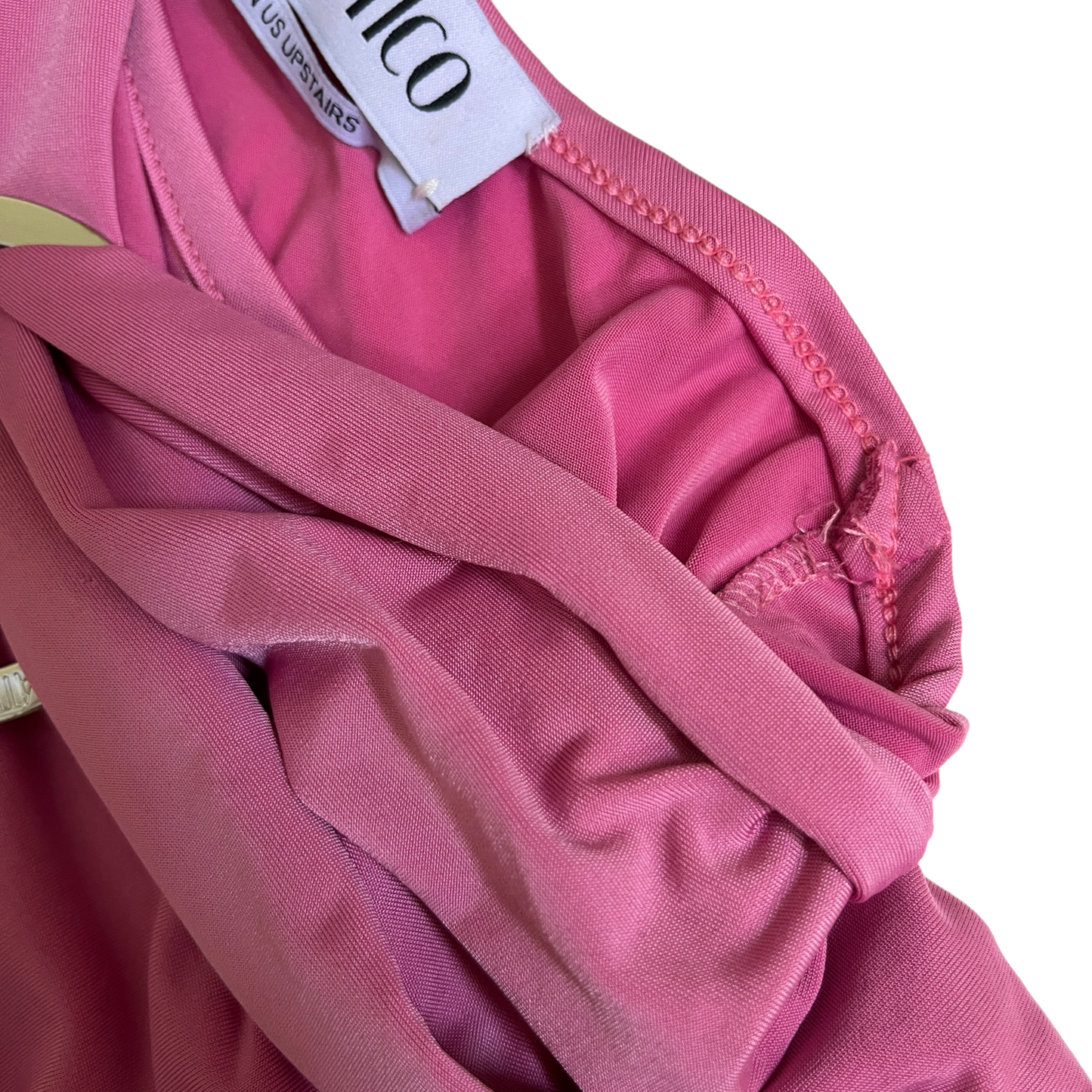 THE ATTICO Fran Mini Dress in Shocking Pink