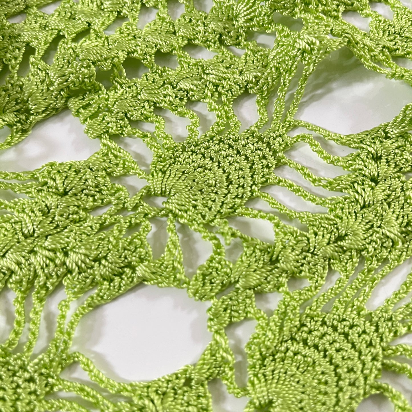 SER.O.YA Allison Crochet Cardigan in Lime