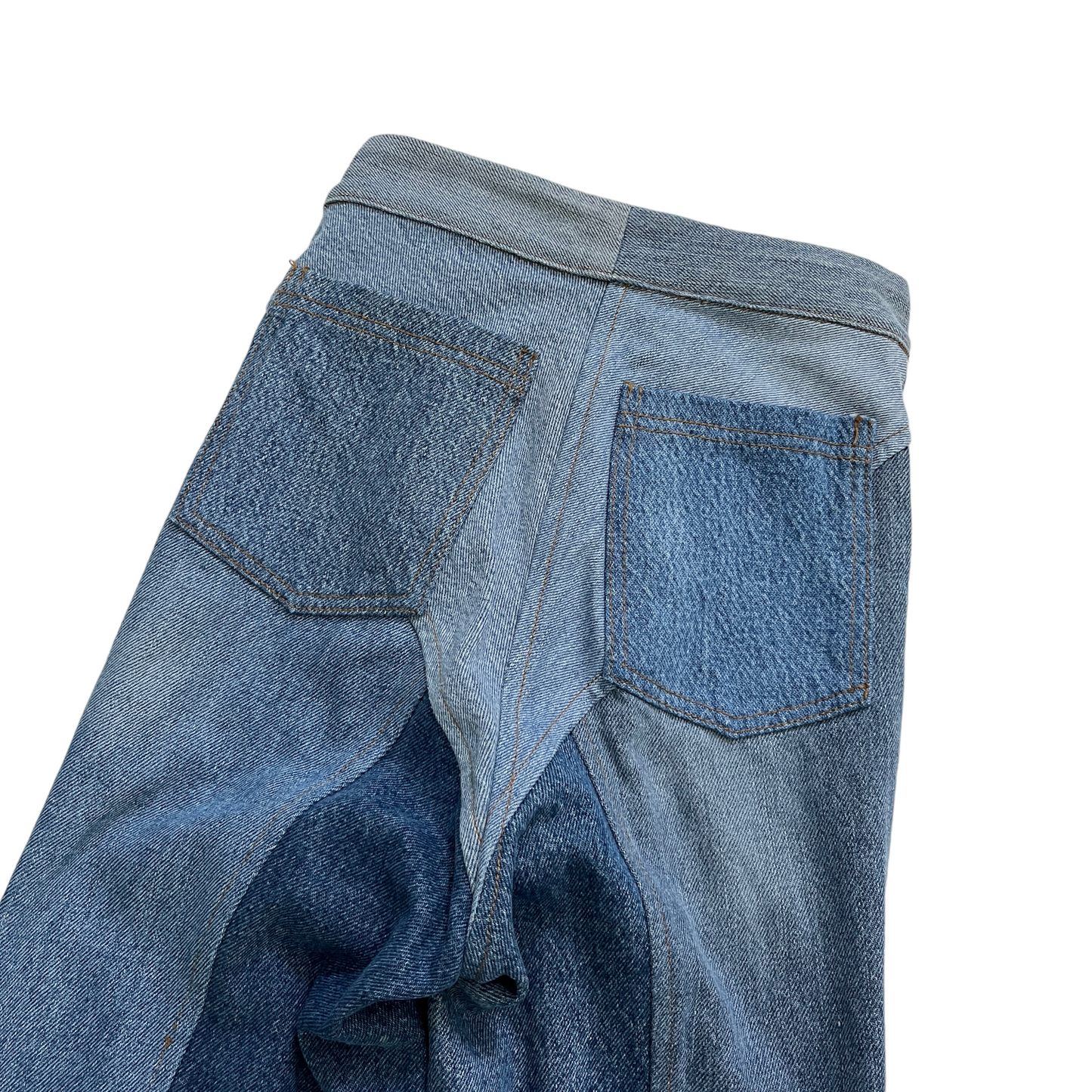 EB Denim Lace Up in Medium Wash