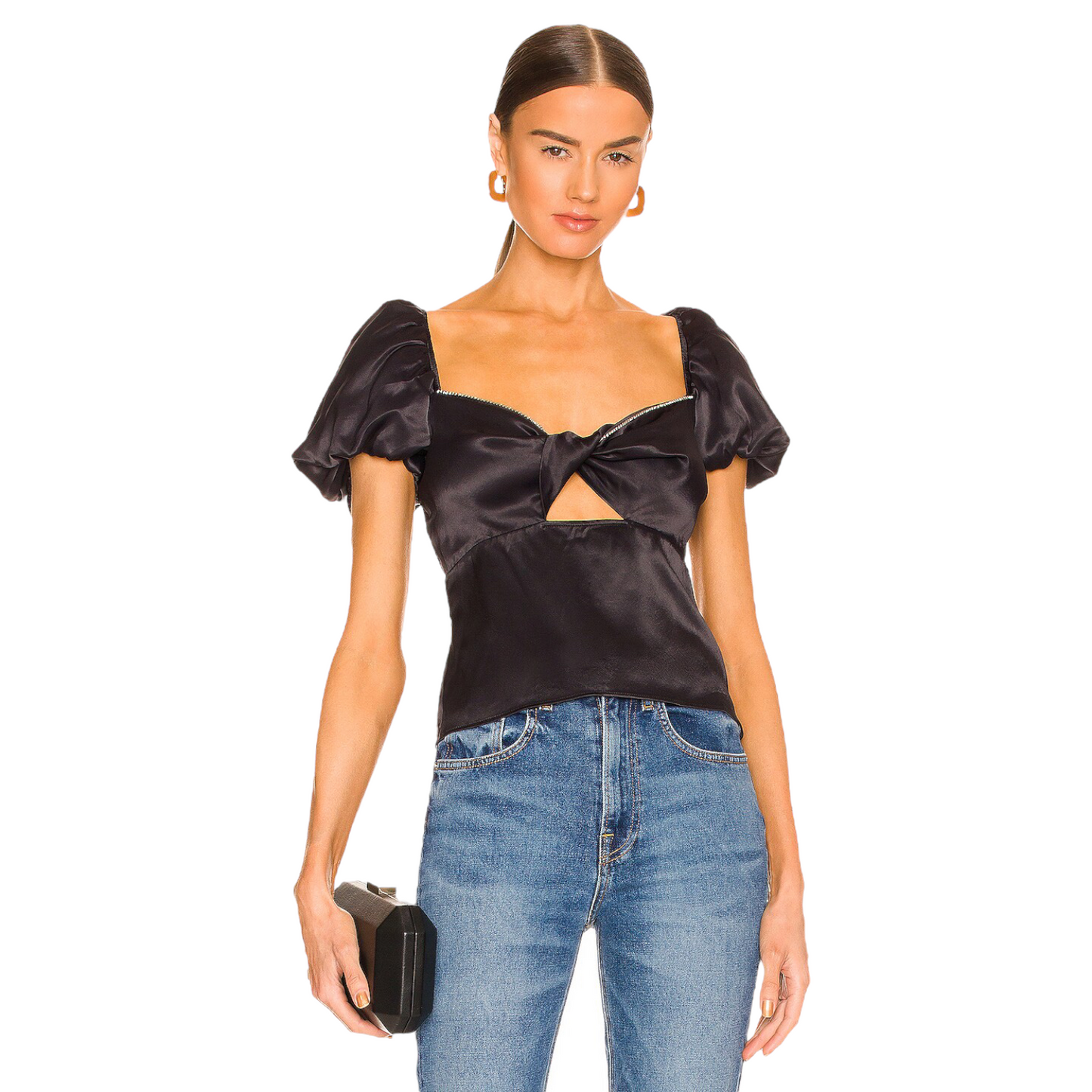 LPA Carmen Top in Black