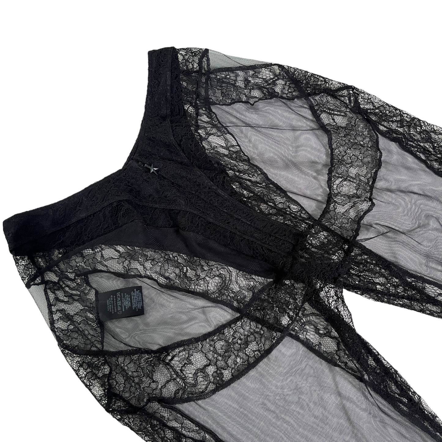 Mugler Lace Tights in Black