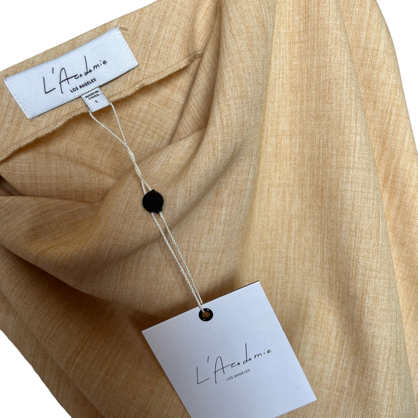 L'Academie Chessa Dress in Sand Yellow