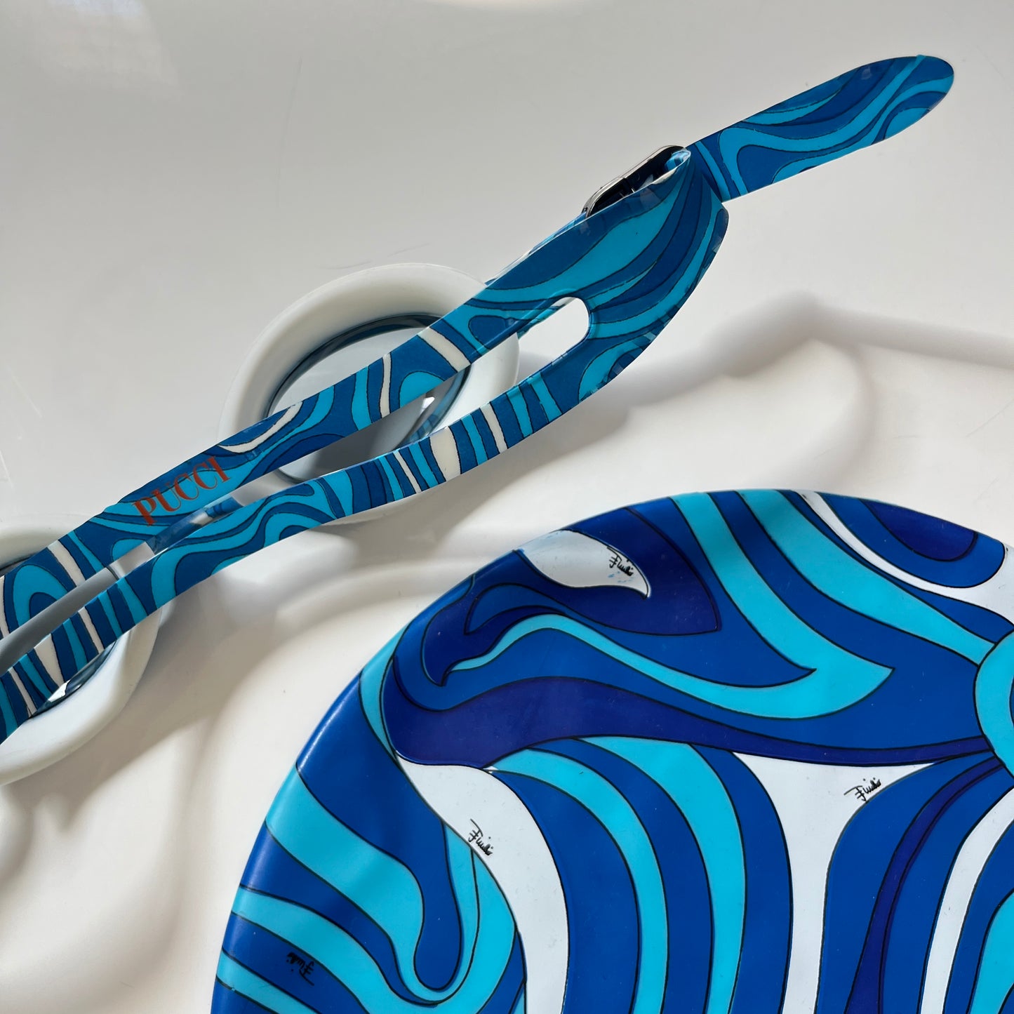 Emilio Pucci Swimming Set in Blue