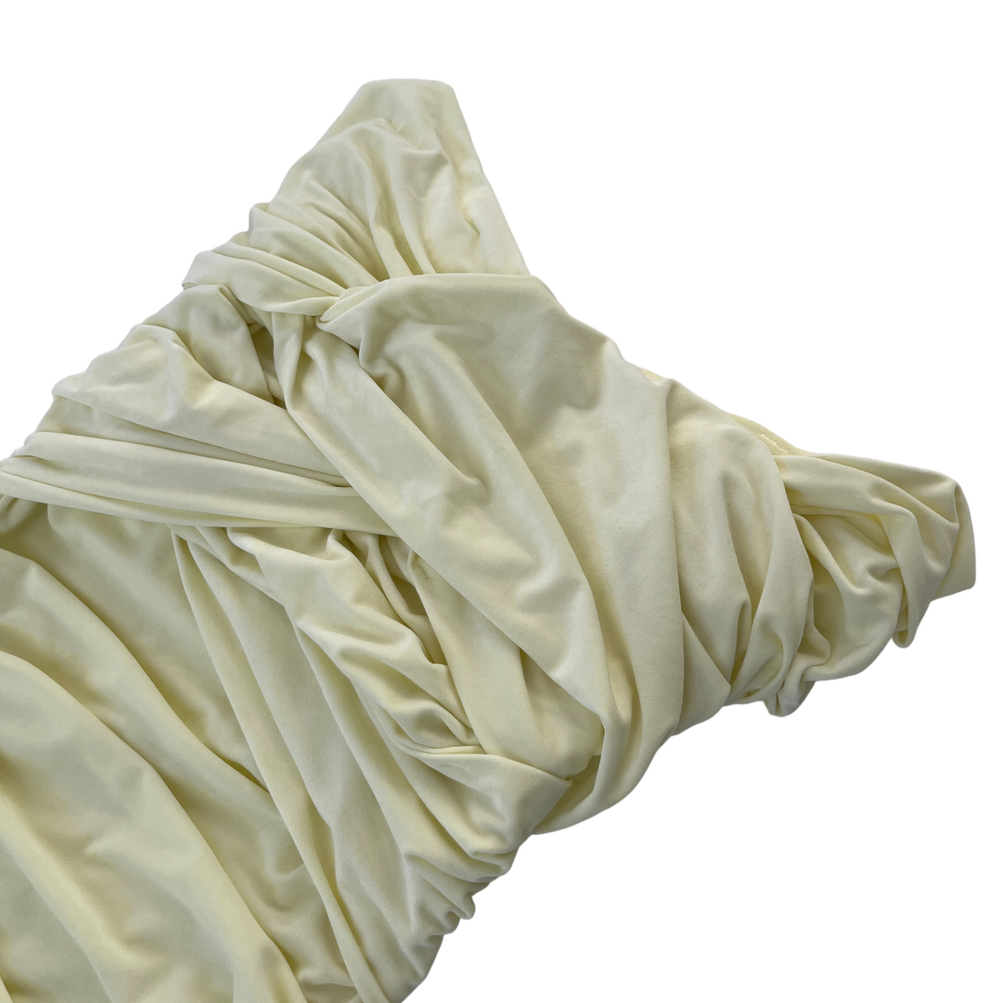 Alexander Wang Interwoven Off Shoulder Mini Dress in Tender Yellow