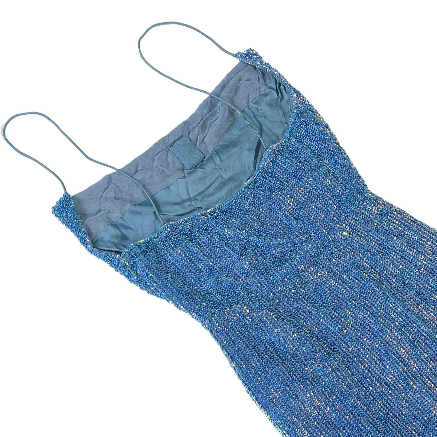 retrofete Katya Dress in Blue Rainbow
