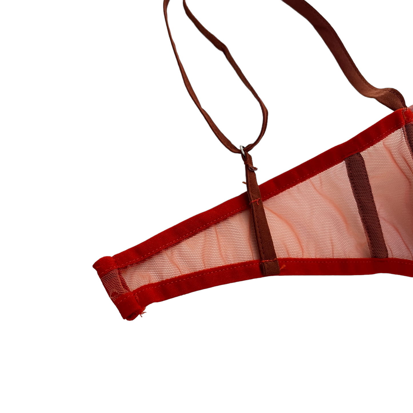 Nensi Dojaka Heart Bra Top in Autumn Glaze