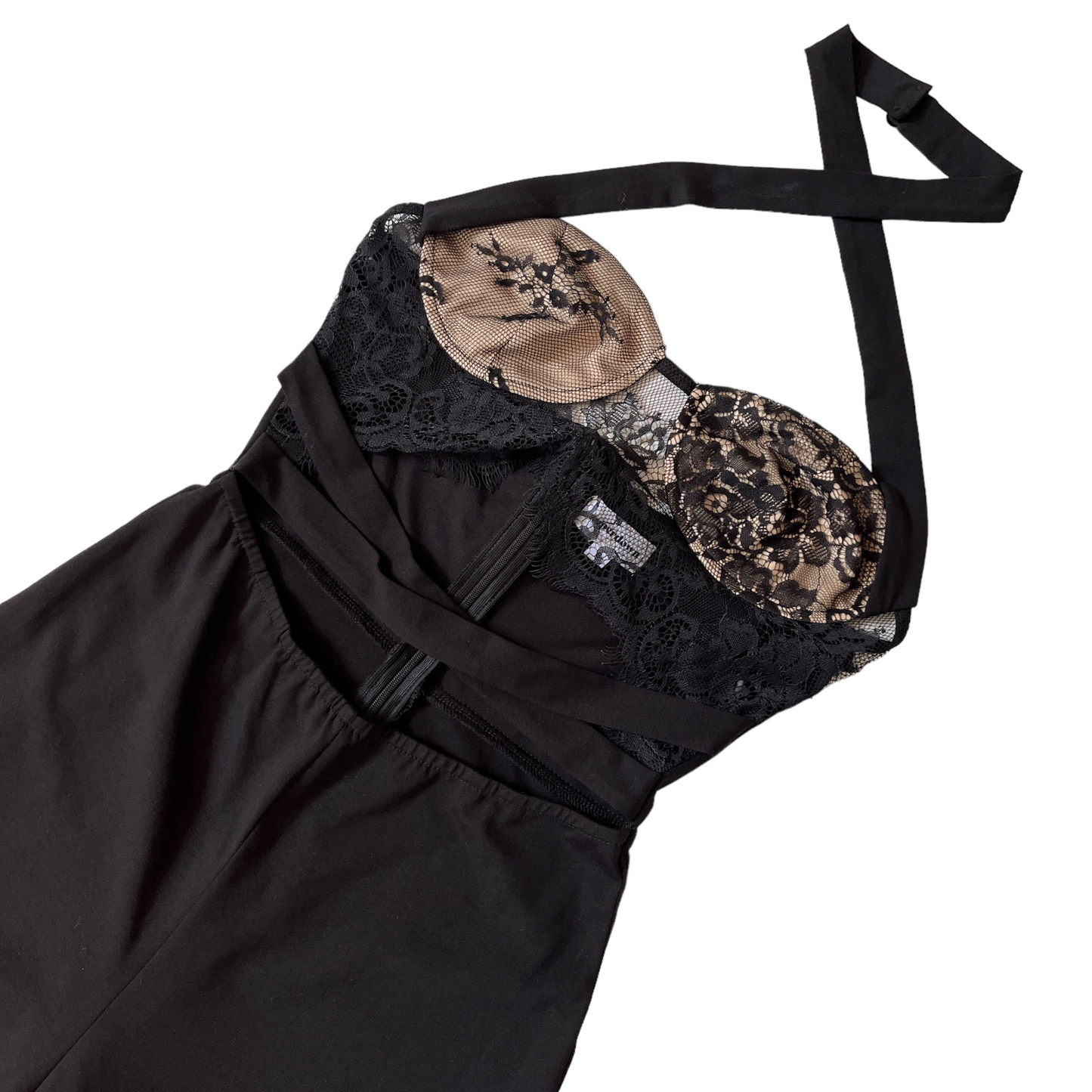 superdown Greta Halter Jumpsuit in Black