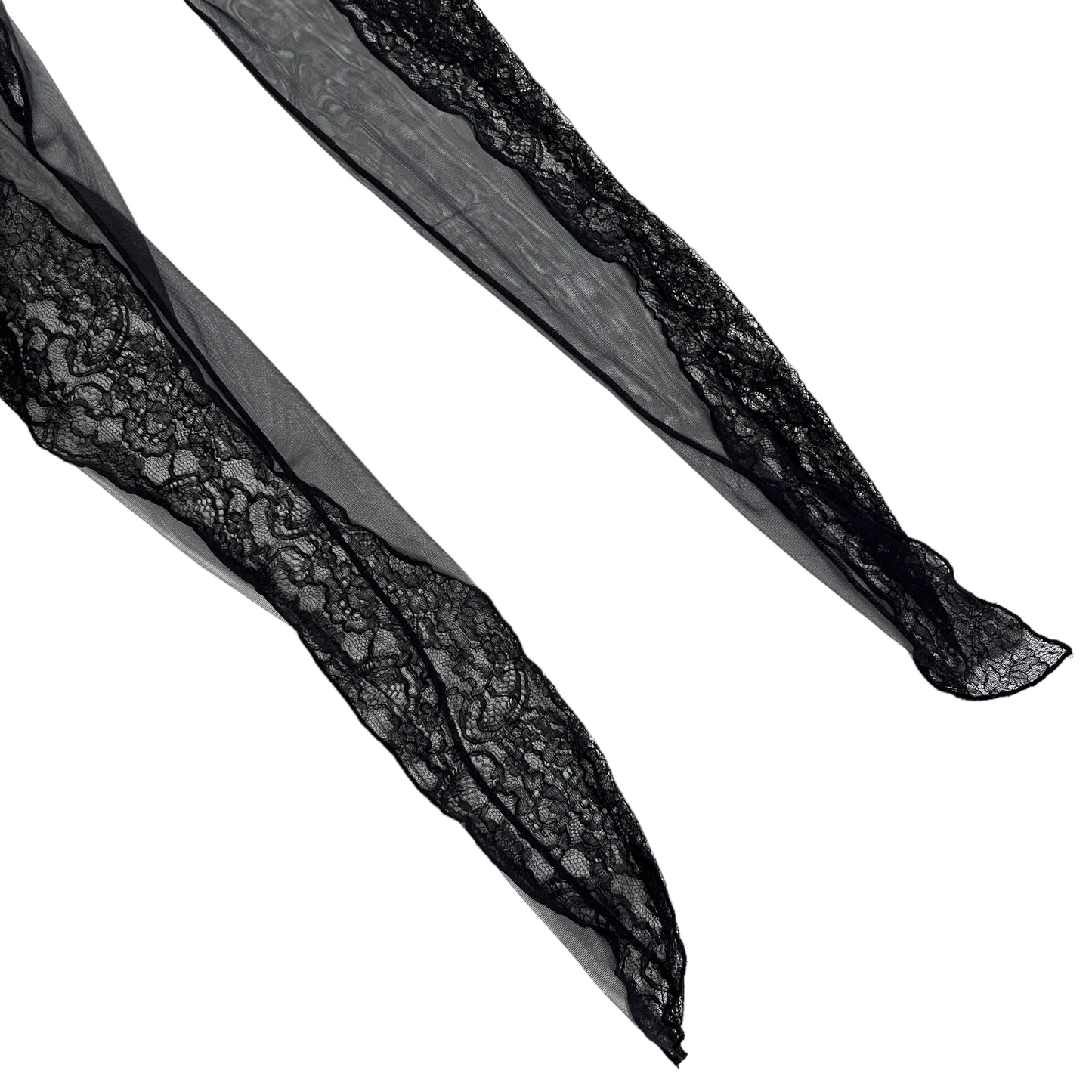Mugler Lace Tights in Black
