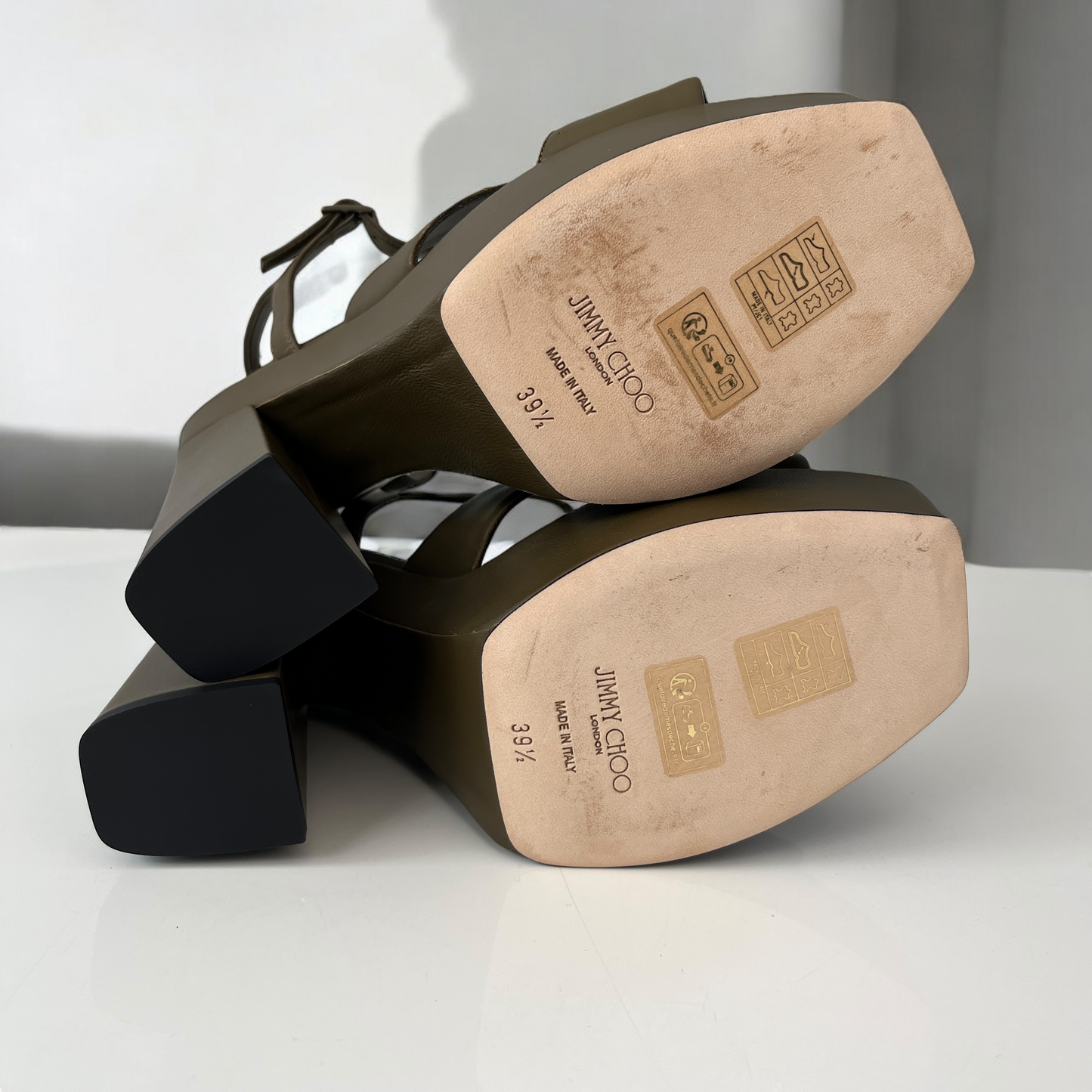 Jimmy Choo Ellison 140 Heel in Caper Green