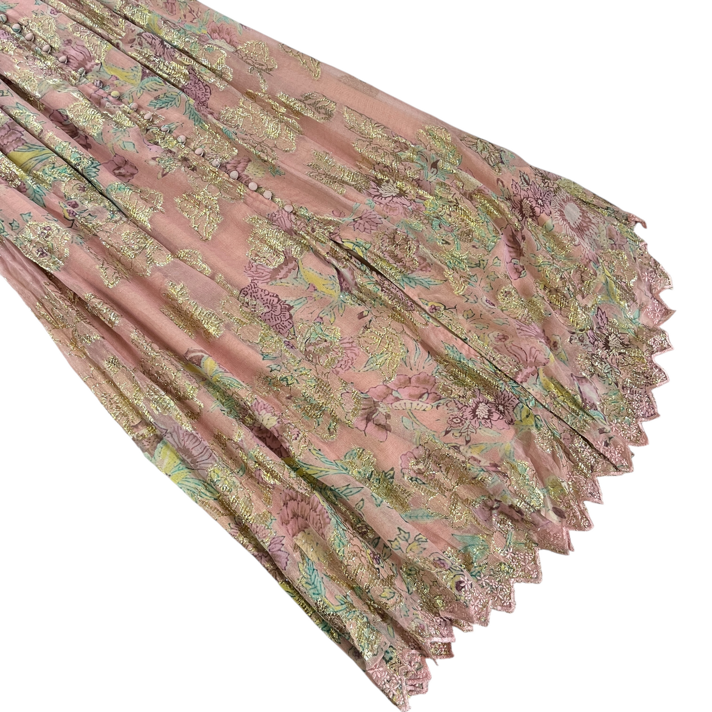 HEMANT AND NANDITA Nora Maxi Dress in Rose Pink