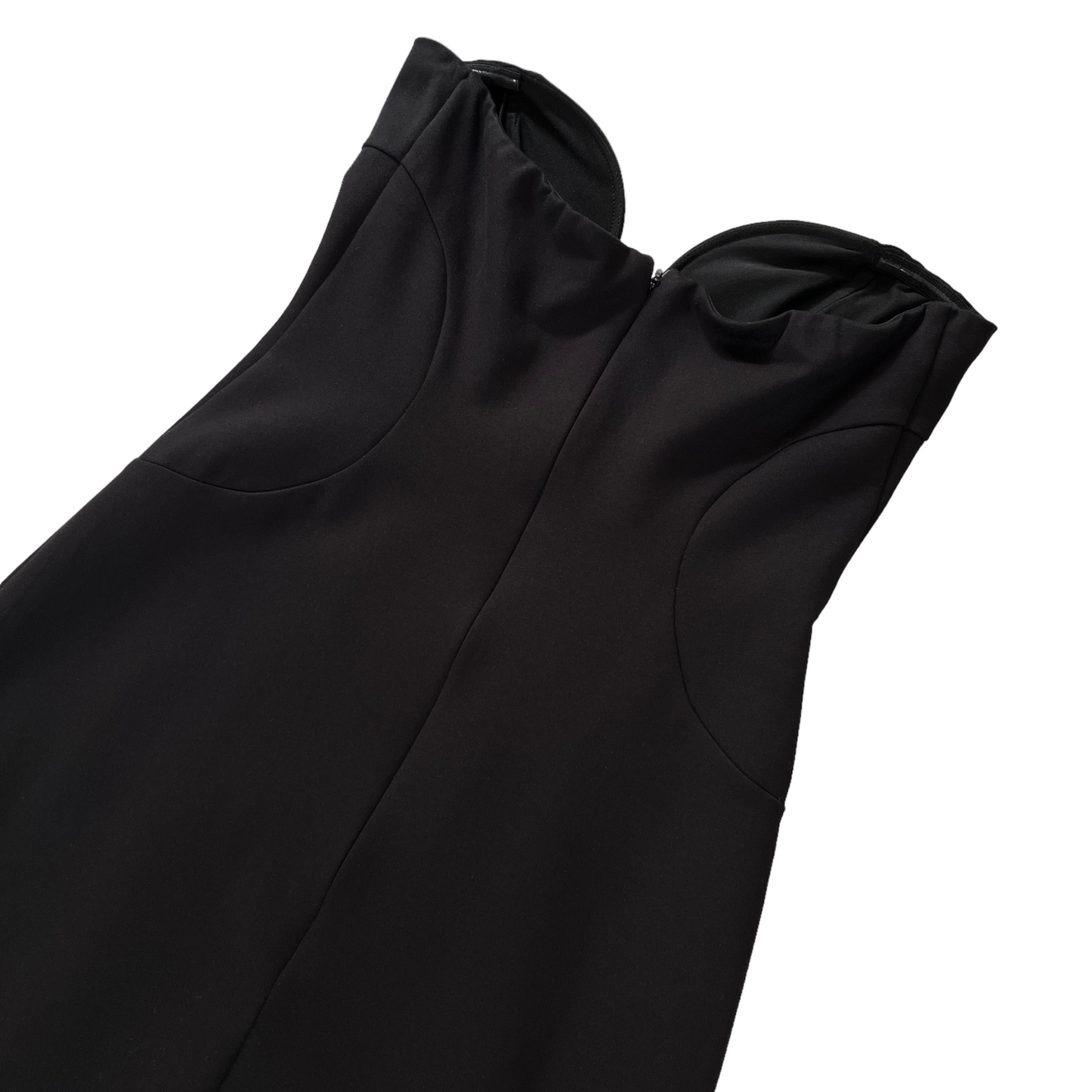 NICHOLAS Tena Deep V Sweetheart Gown in Black