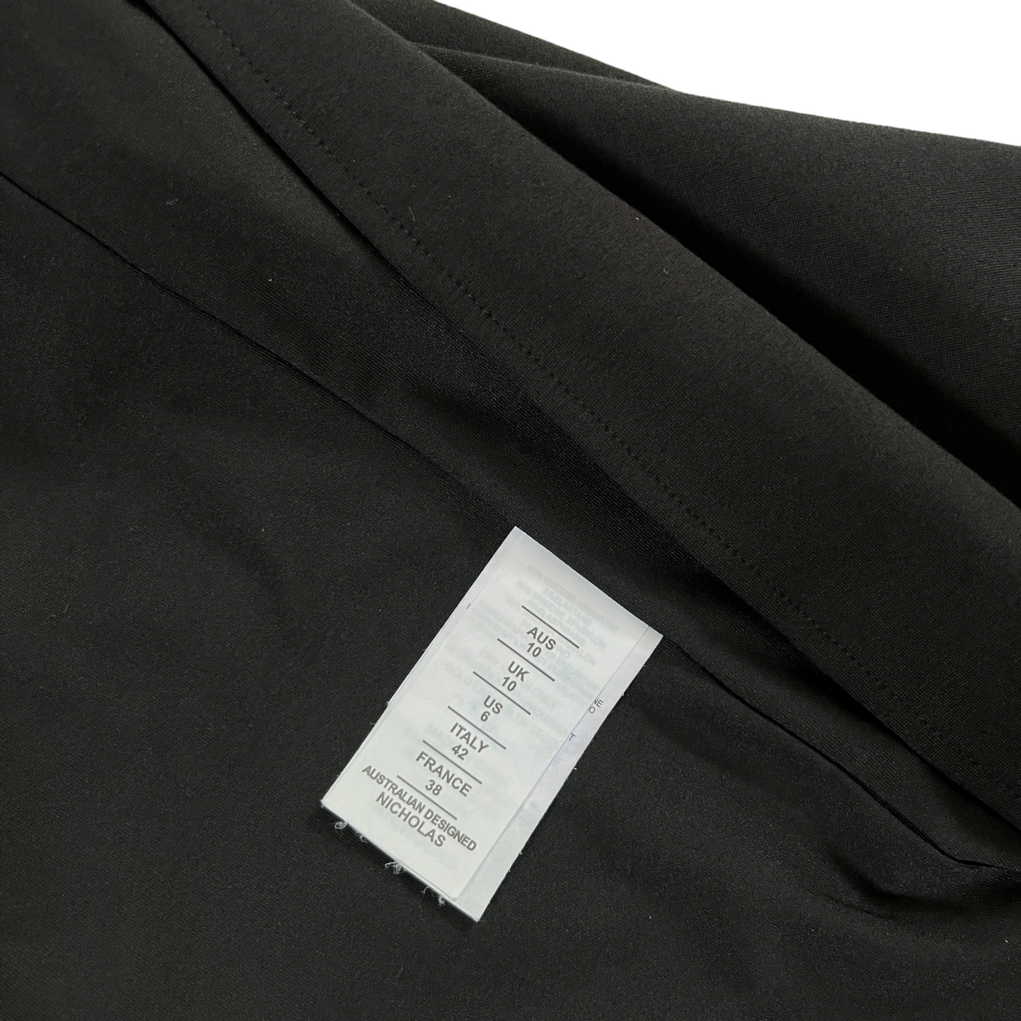 NICHOLAS Tena Deep V Sweetheart Gown in Black