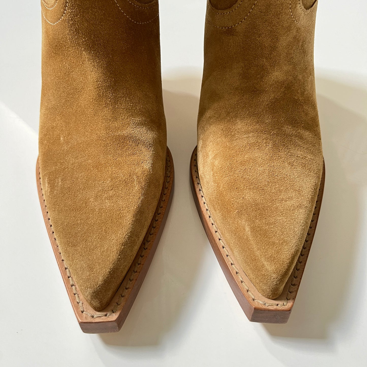 Paris Texas Dakota Ankle Boot Heel 60 in Caramel