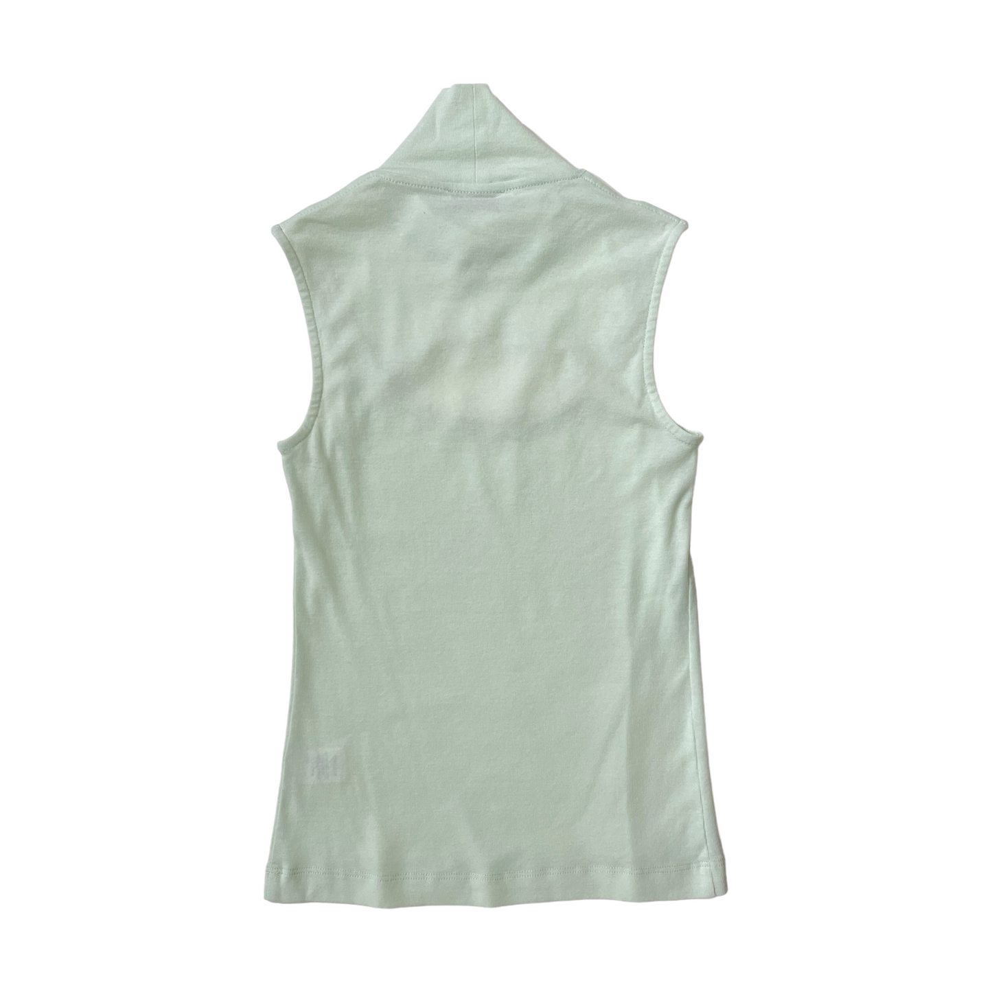Rosetta Getty Sleeveless Cutout Turtleneck in Mint