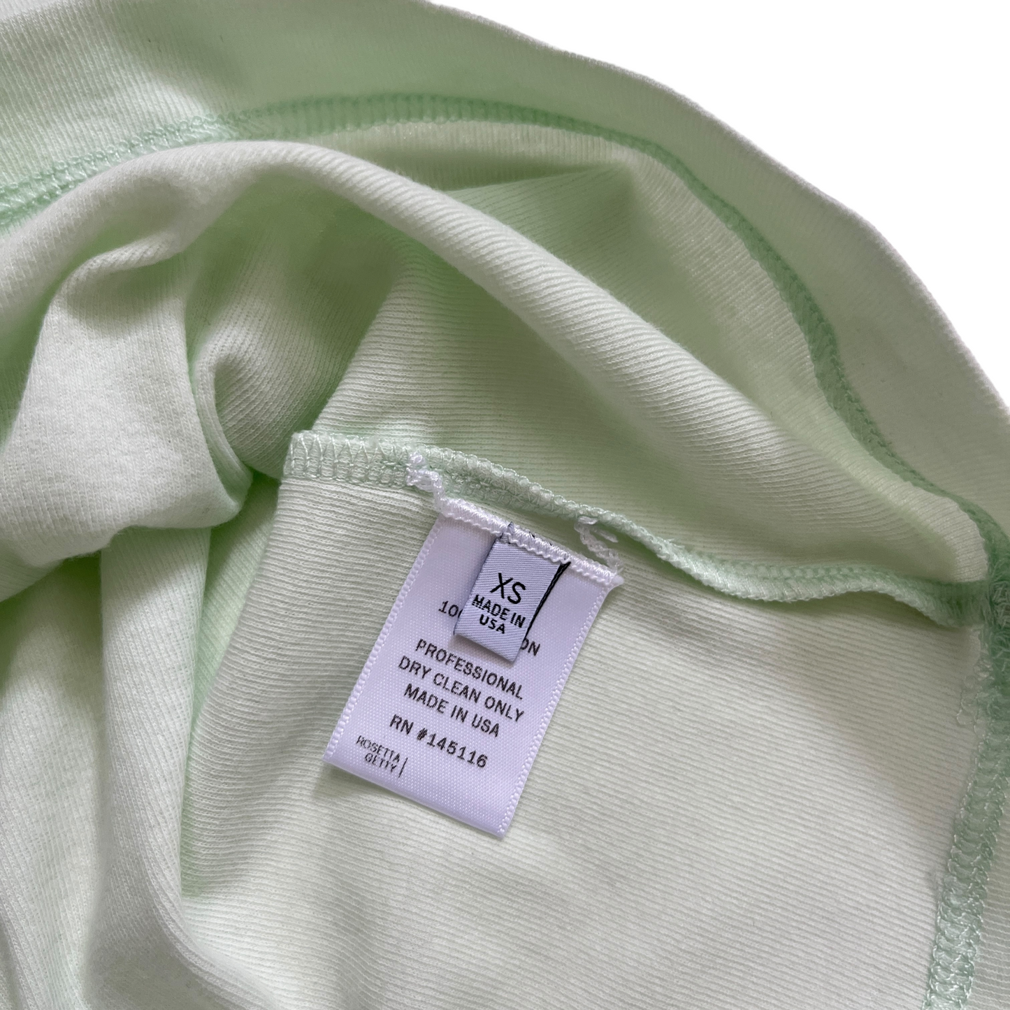 Rosetta Getty Sleeveless Cutout Turtleneck in Mint