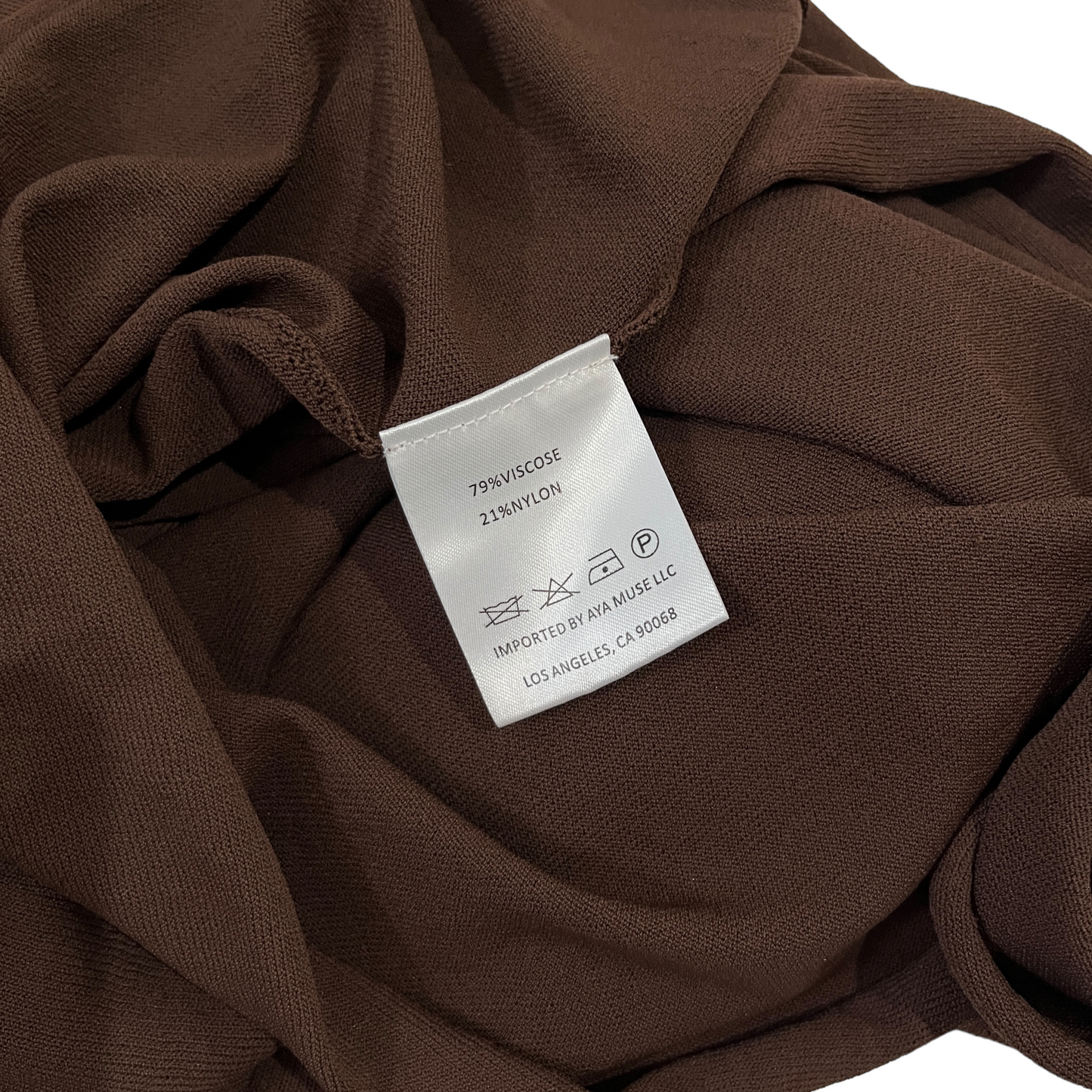 Aya Muse Birch Dress in Chocolate