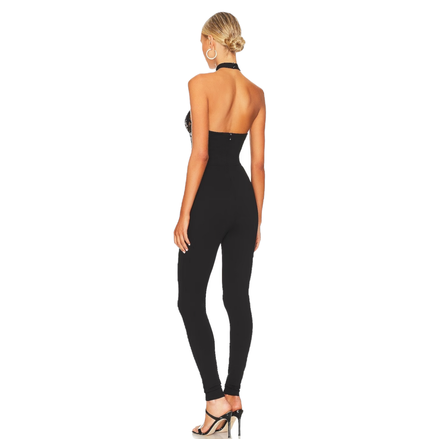 superdown Greta Halter Jumpsuit in Black