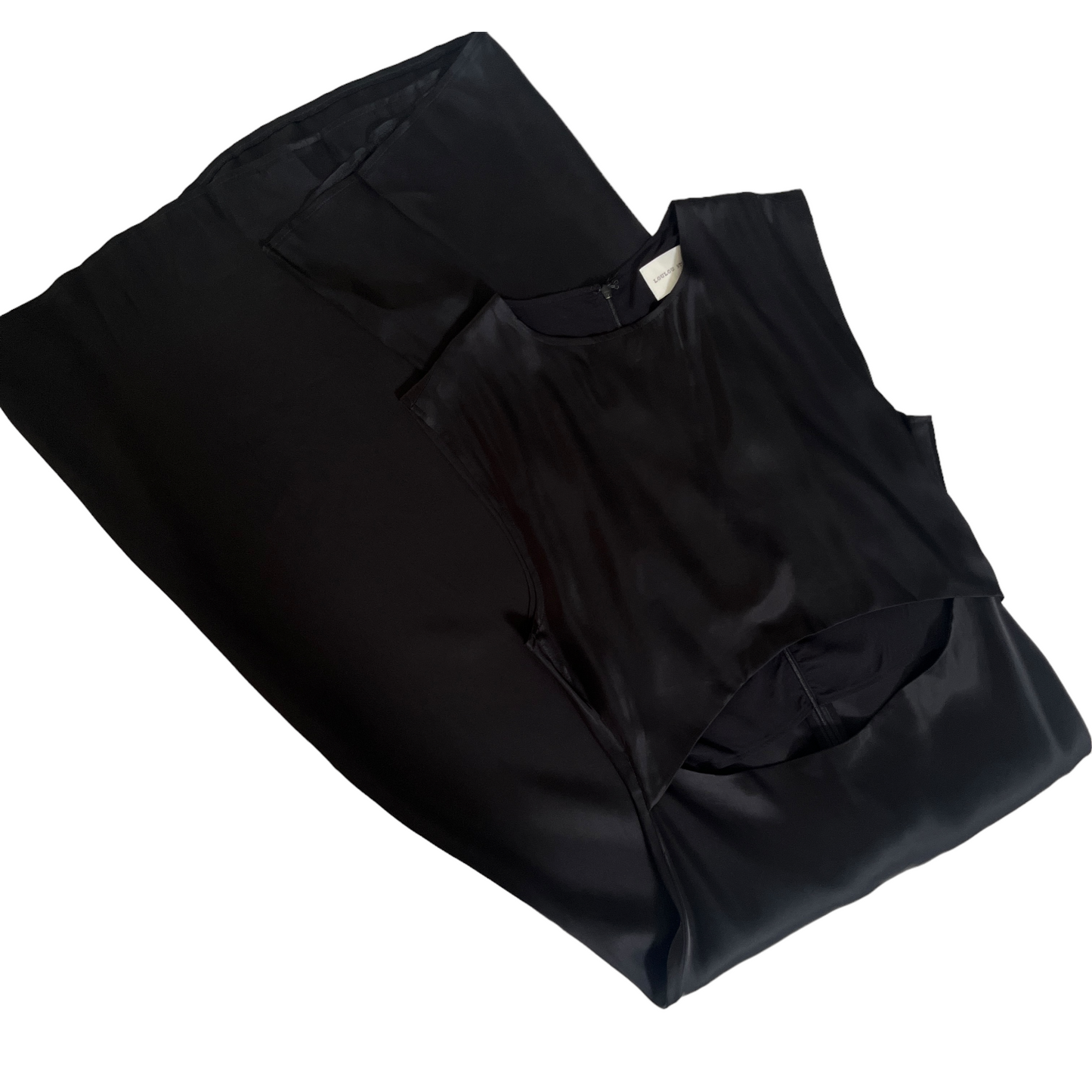 Loulou Studio Copan Cut Out Sleeveless Dress in Black
