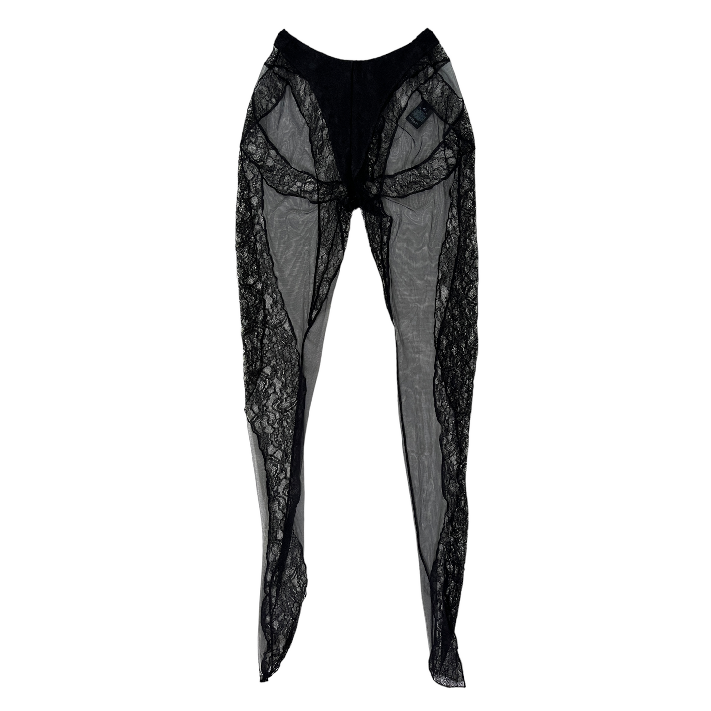 Mugler Lace Tights in Black