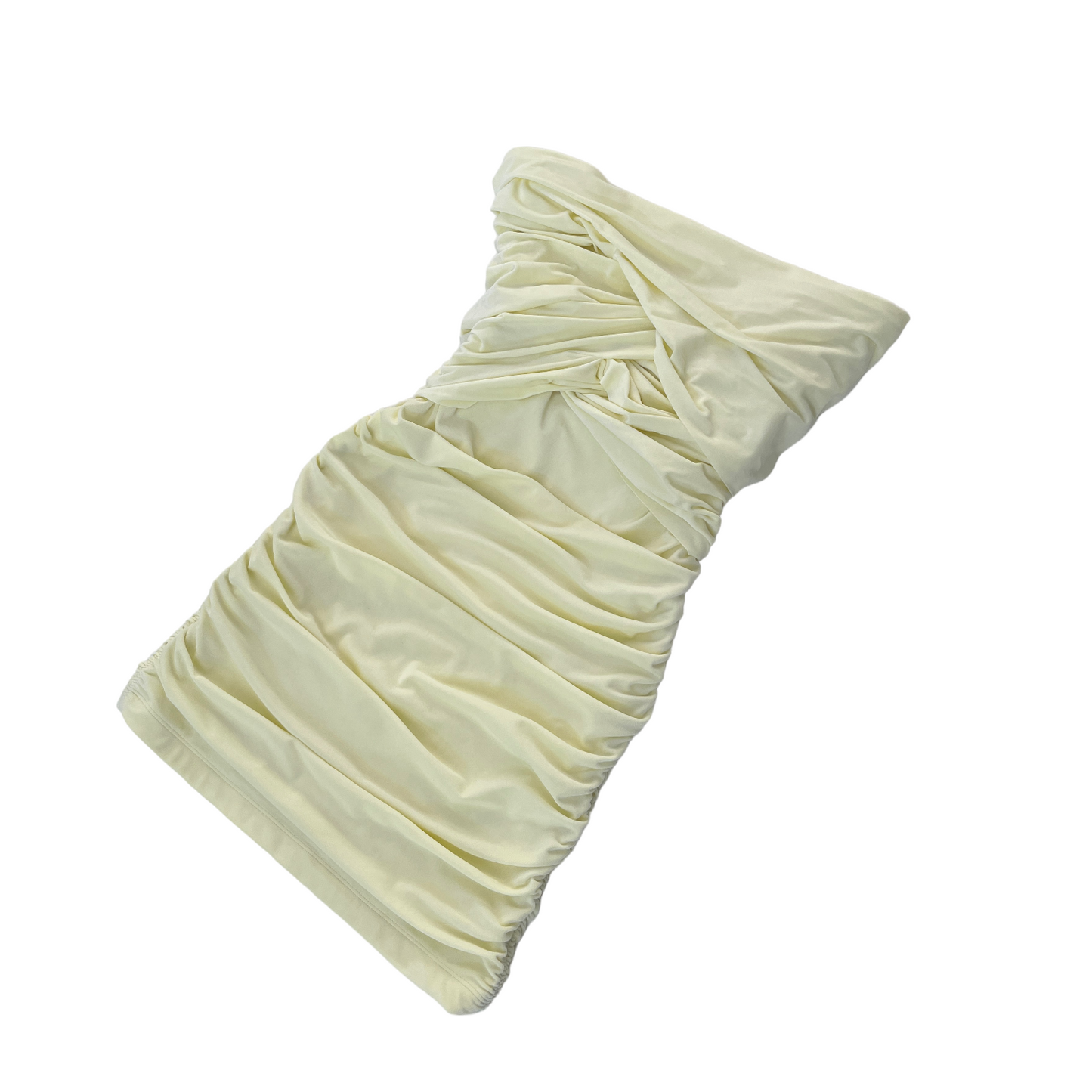 Alexander Wang Interwoven Off Shoulder Mini Dress in Tender Yellow