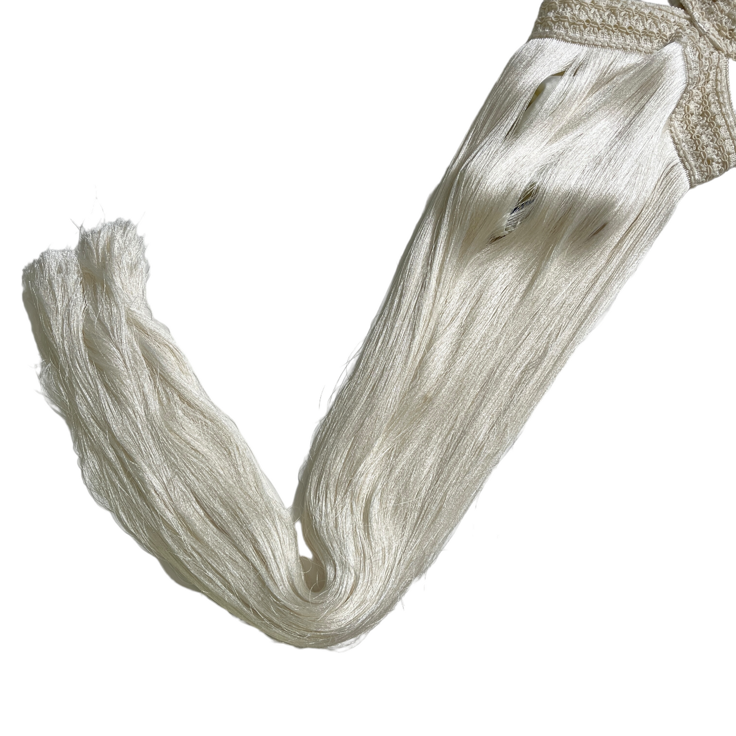 PatBO All-over Fringe Sleeveless Maxi Dress in White