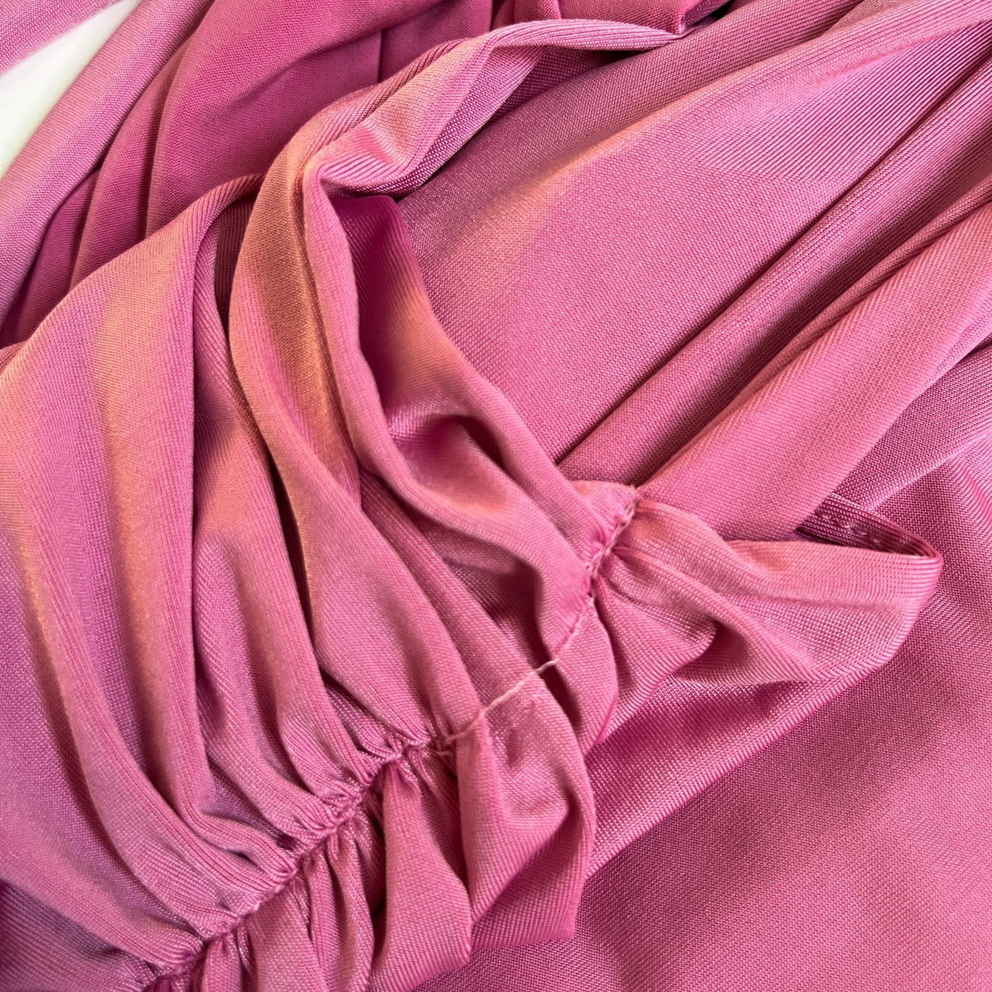 THE ATTICO Fran Mini Dress in Shocking Pink