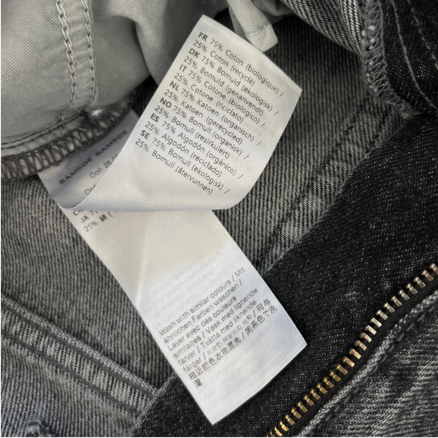 SAMSOE SAMSOE Saharper Jeans in Grey Cloud