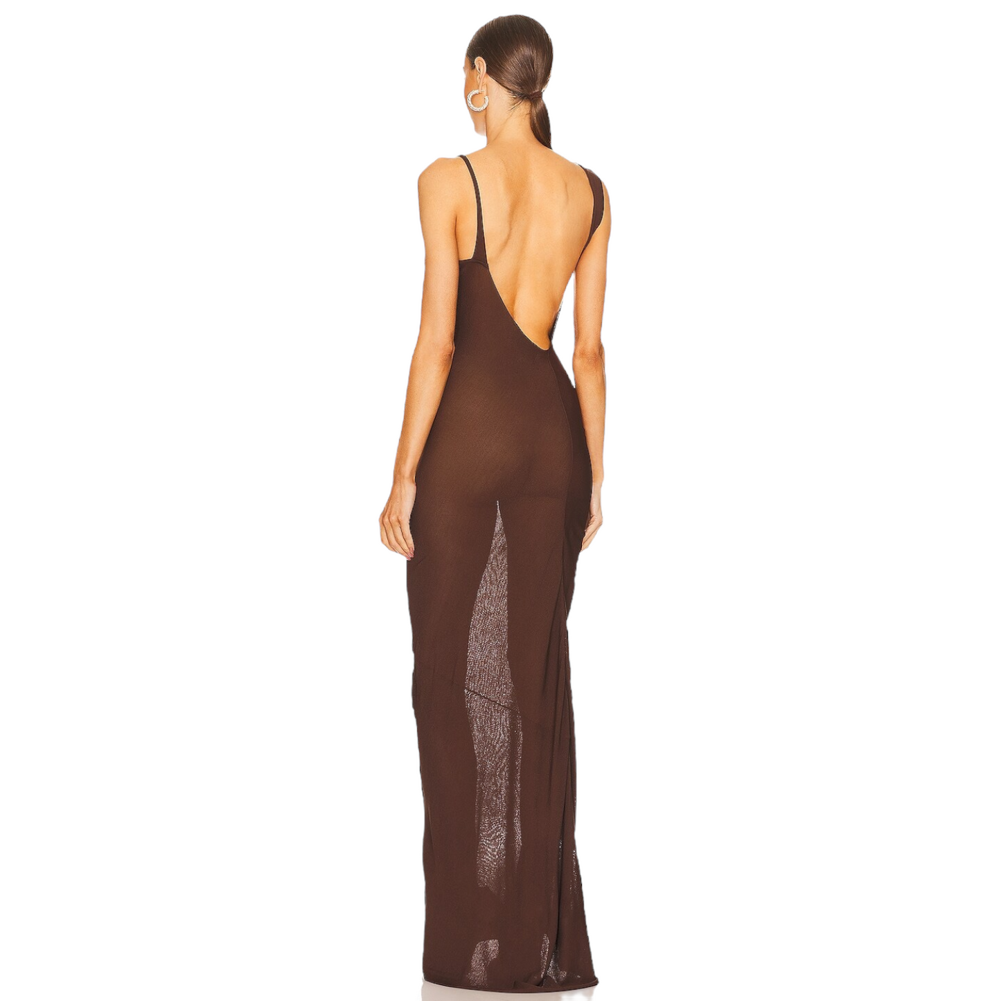 Aya Muse Birch Dress in Chocolate
