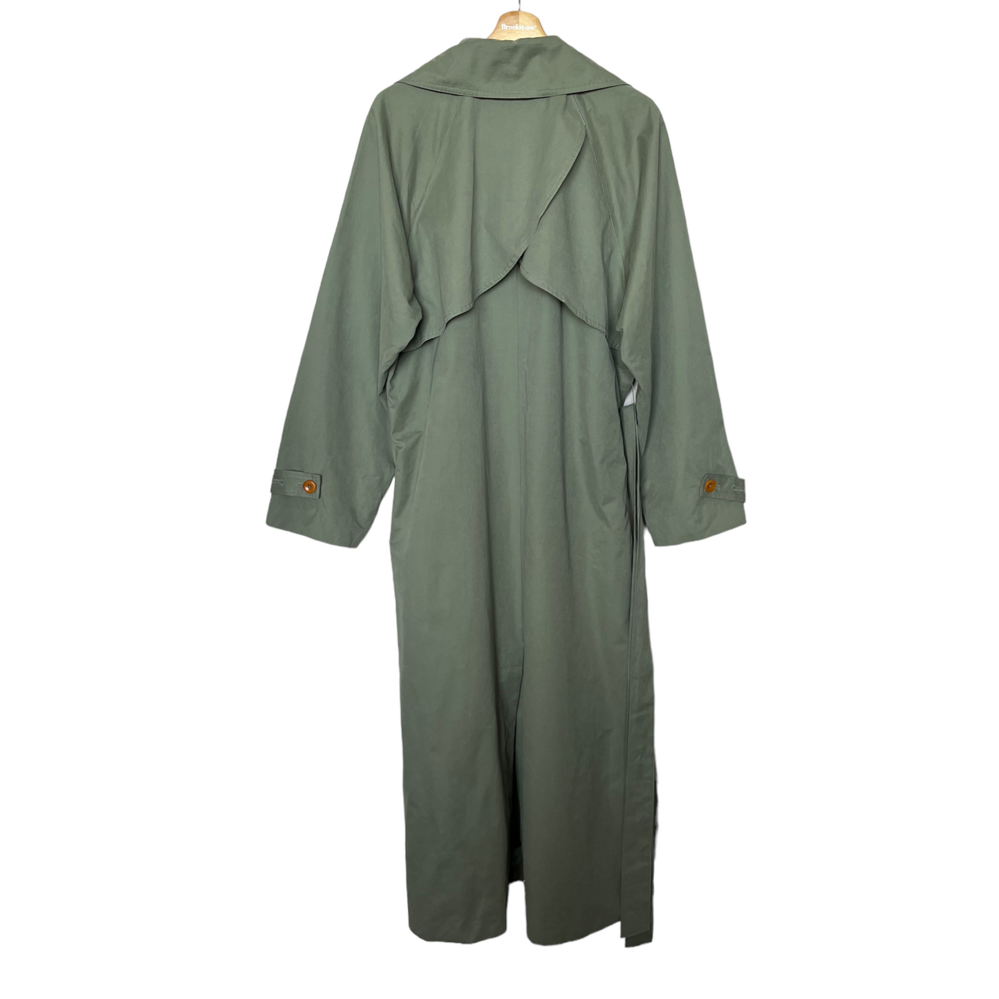 L'Academie Trench Coat in green