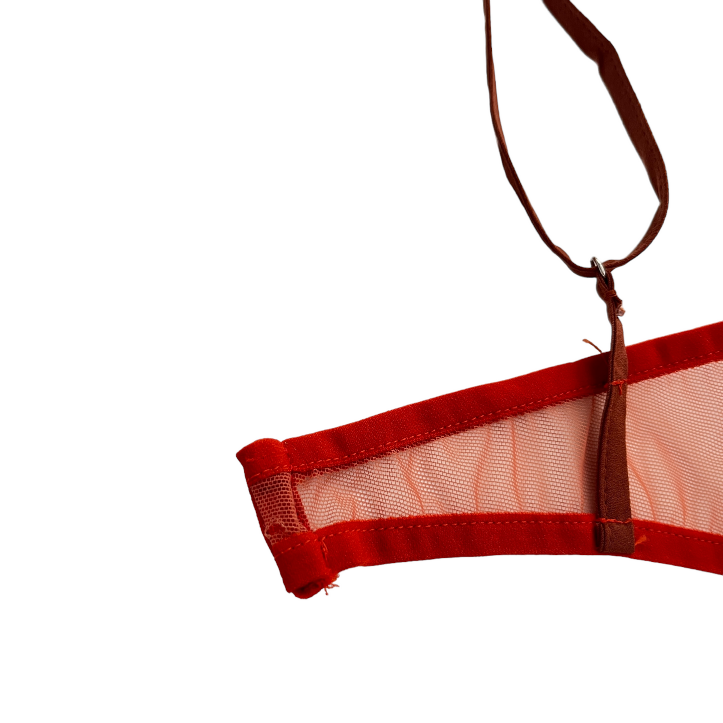 Nensi Dojaka Heart Bra Top in Autumn Glaze