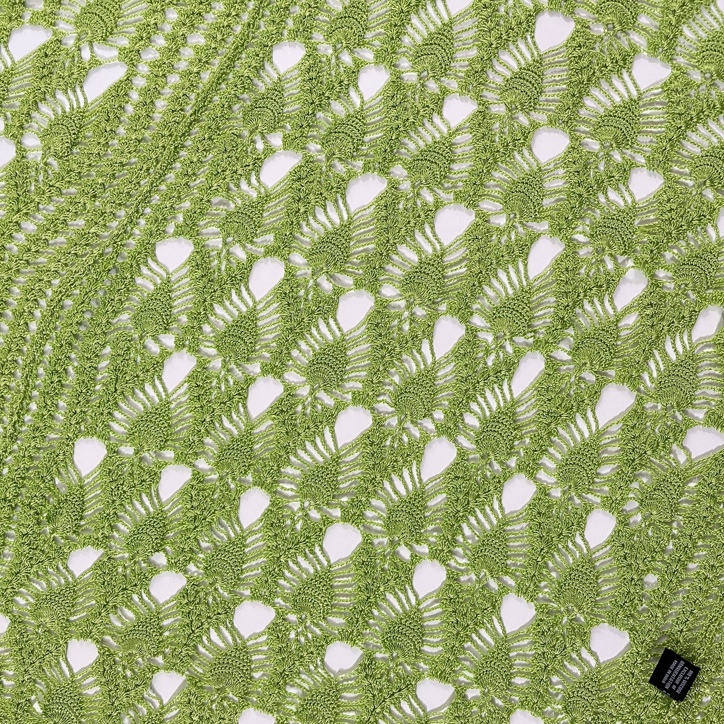 SER.O.YA Allison Crochet Cardigan in Lime