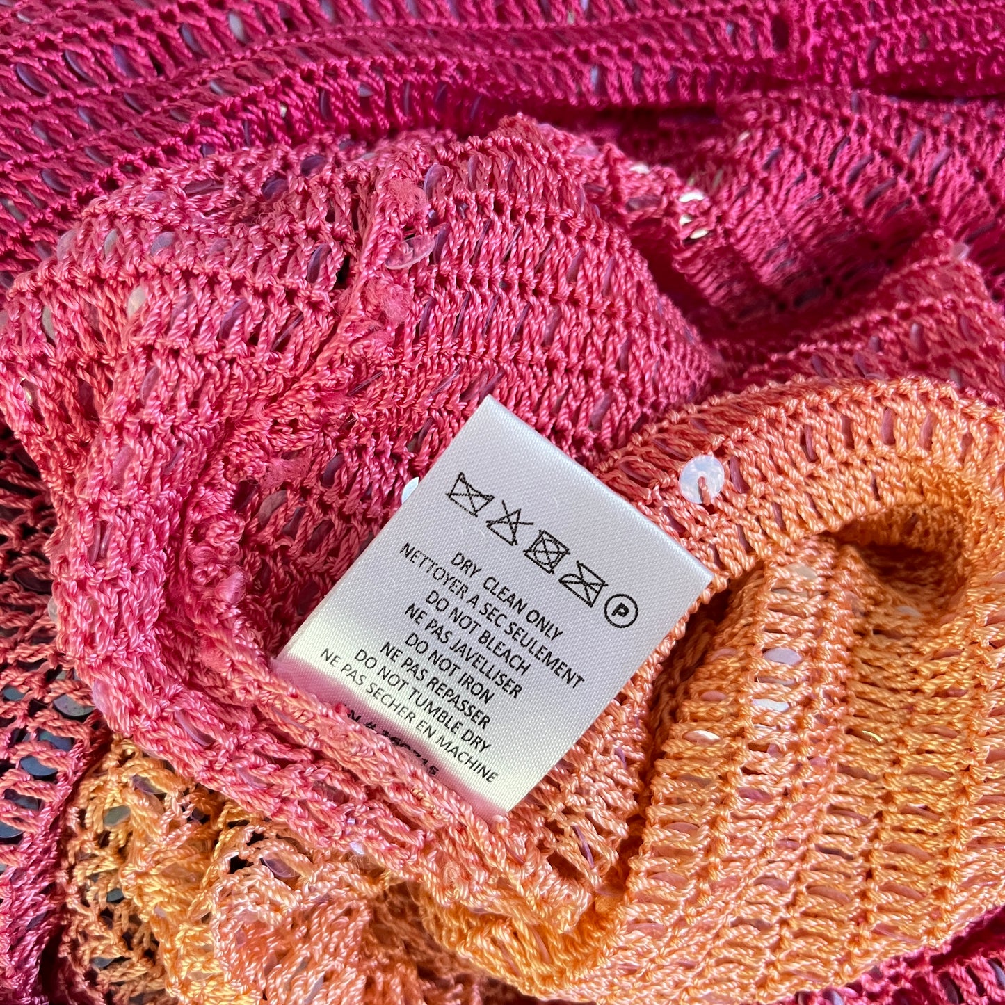 retrofete Candice Crochet Dress in Sunset Ombre