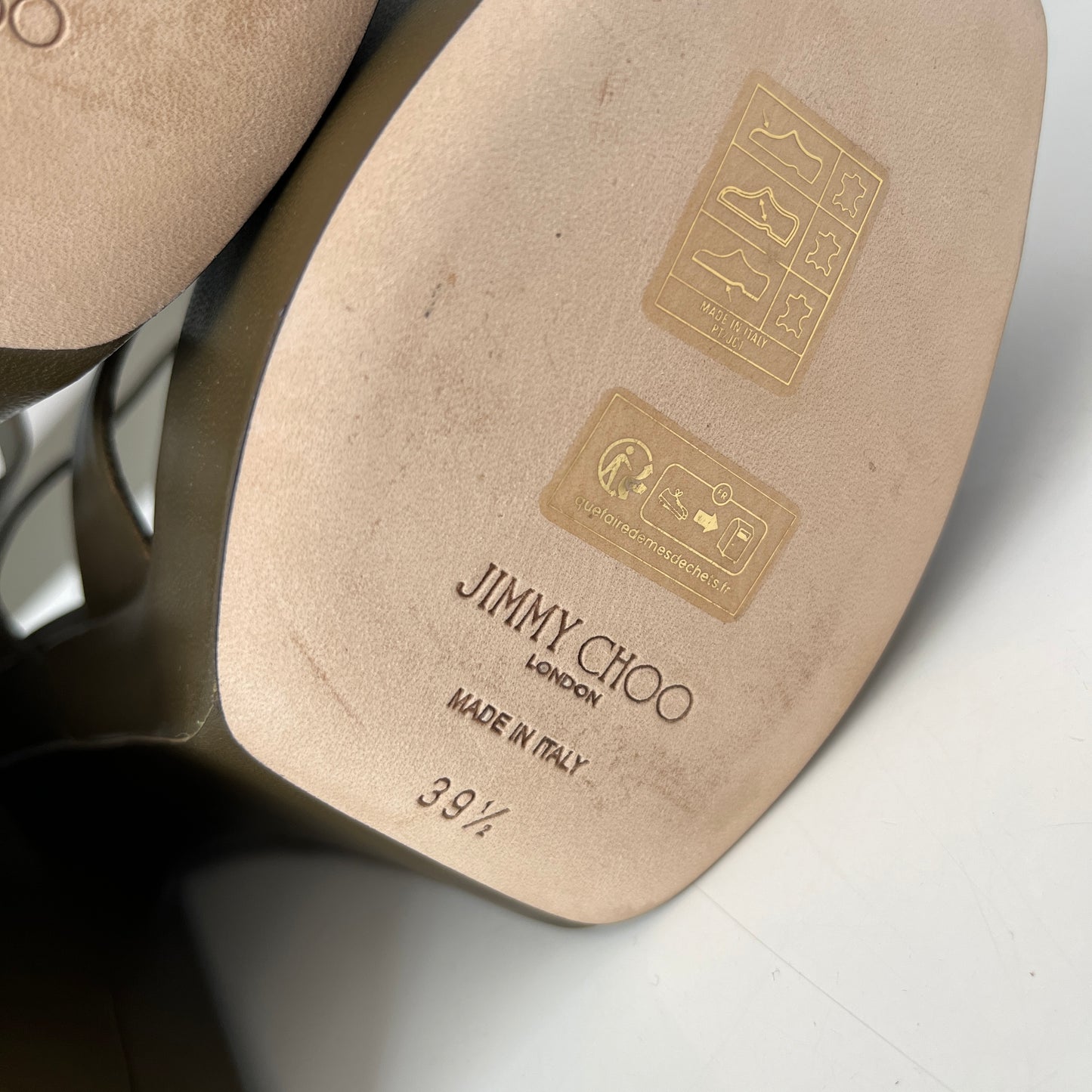 Jimmy Choo Ellison 140 Heel in Caper Green