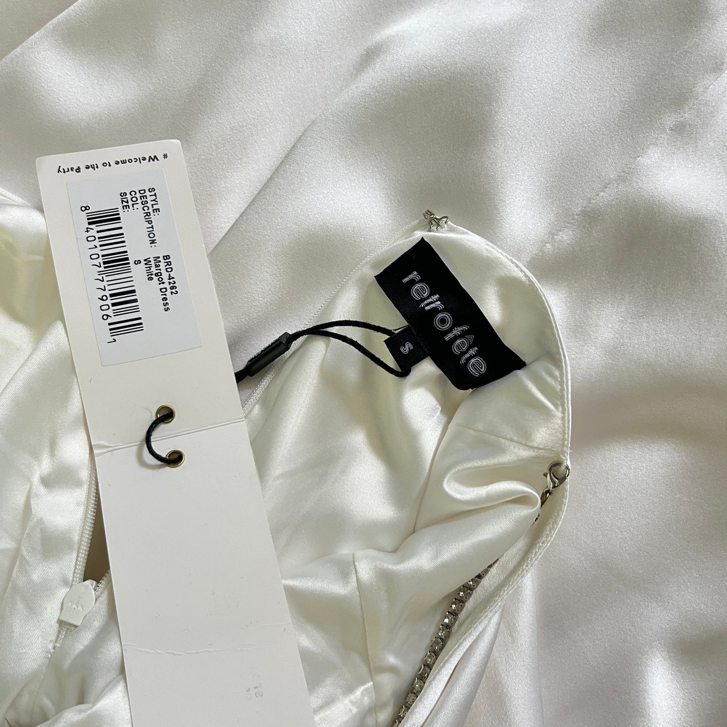retrofete Margot Dress in White