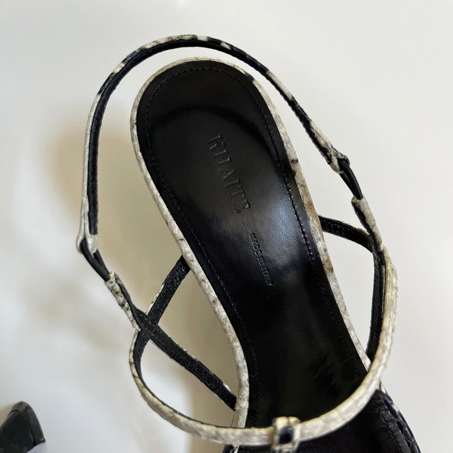 KHAITE Linden Sandal in Python