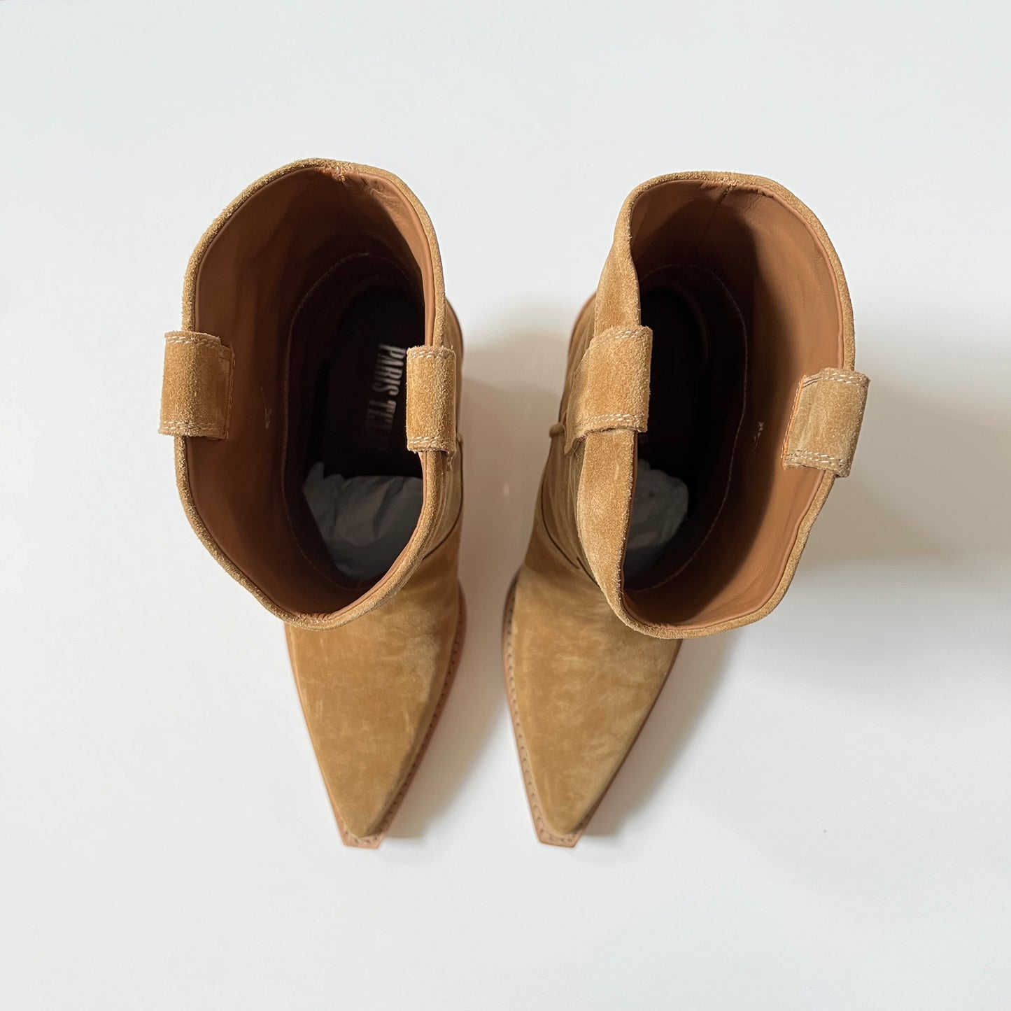 Paris Texas Dakota Ankle Boot Heel 60 in Caramel