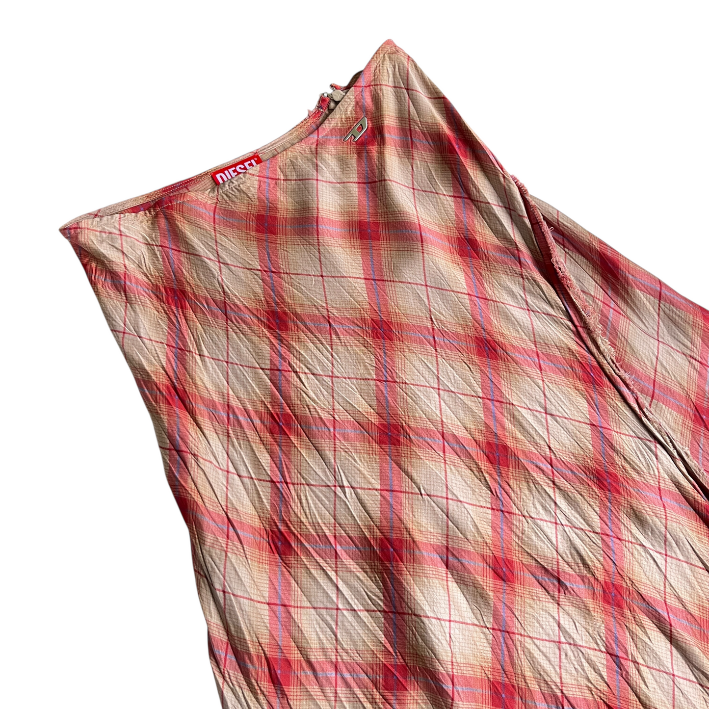 Diesel Asymmetric Long Skirt in Cinnamon
