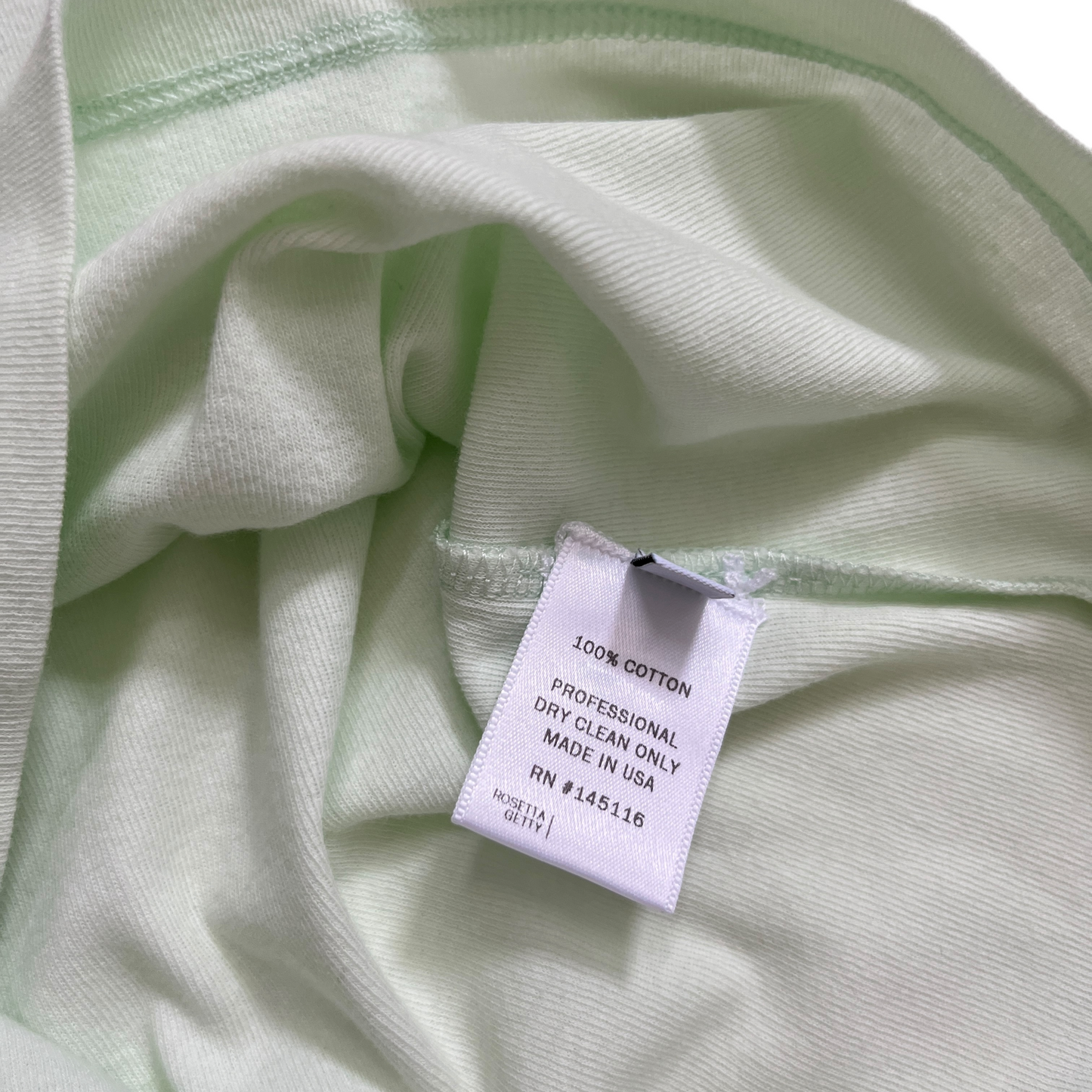 Rosetta Getty Sleeveless Cutout Turtleneck in Mint
