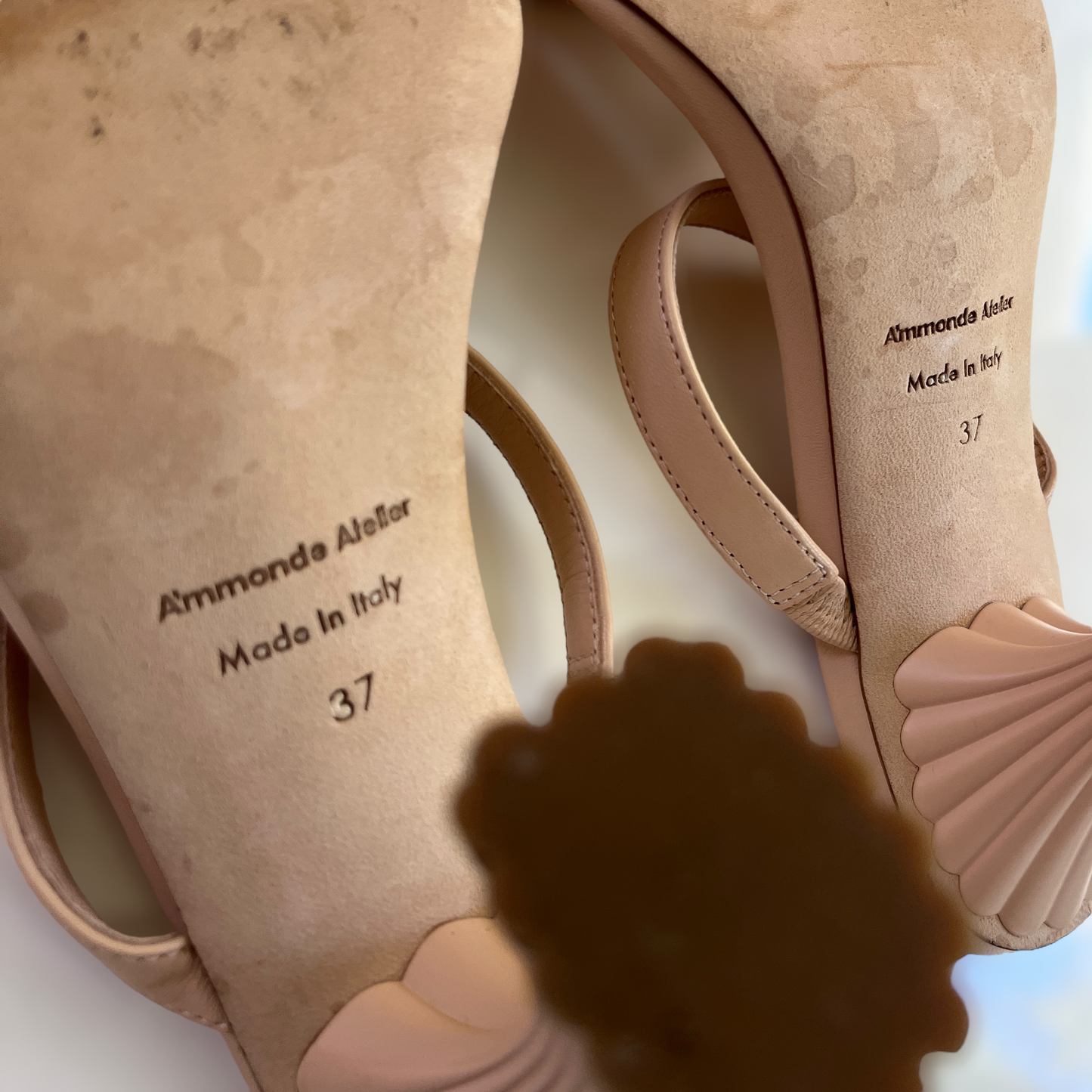 A'mmonde Atelier Andrea 100 Sandals in Nude