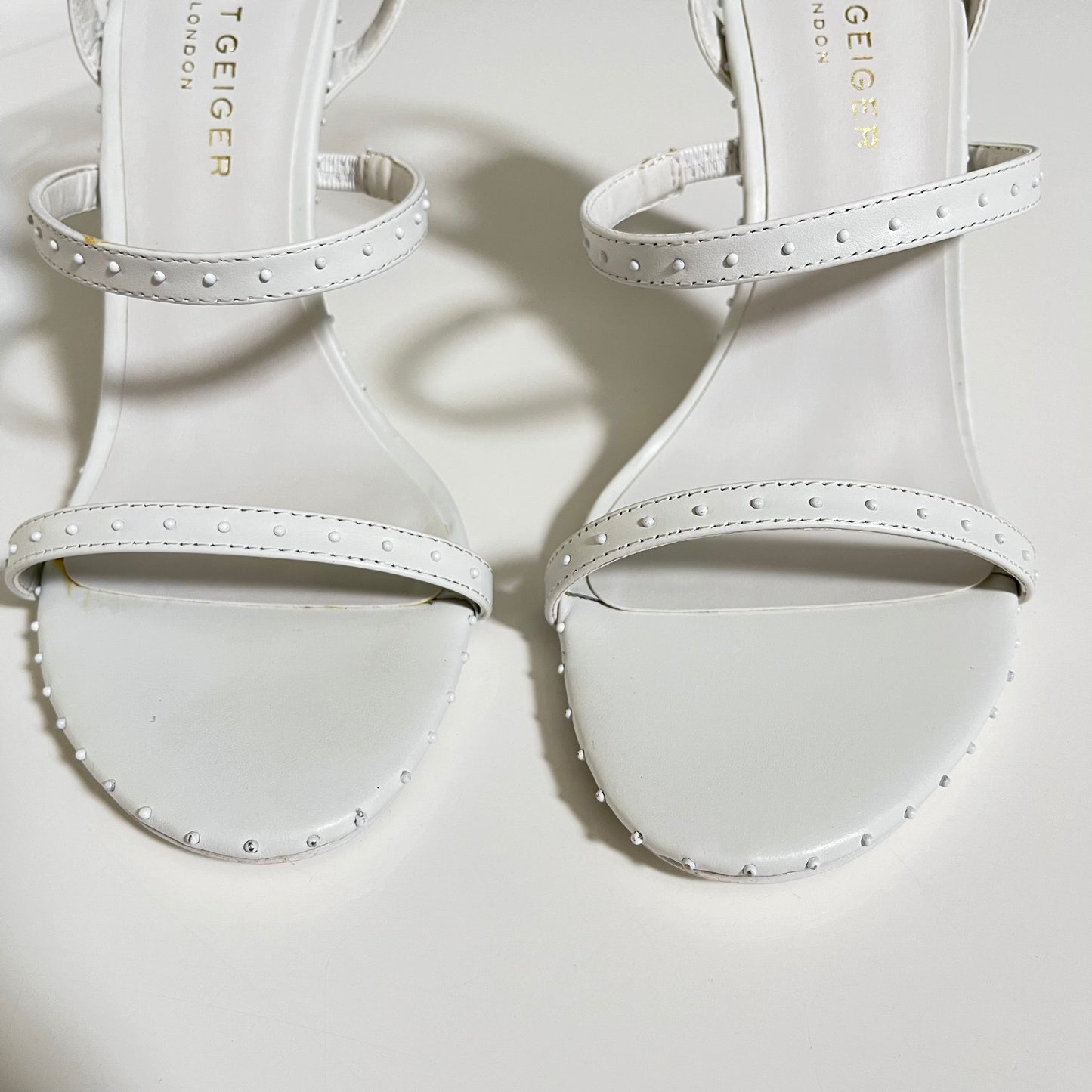 KURT GEIGER LONDON Portia Drench Stud Embellished Strappy Sandals